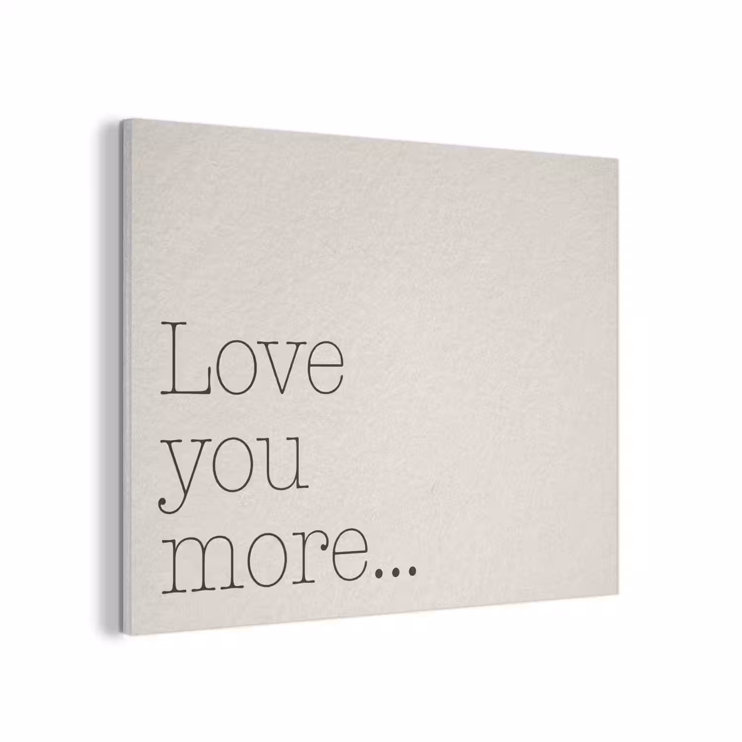 Minimalistisch - Love - Beige PET vilt klein -3d