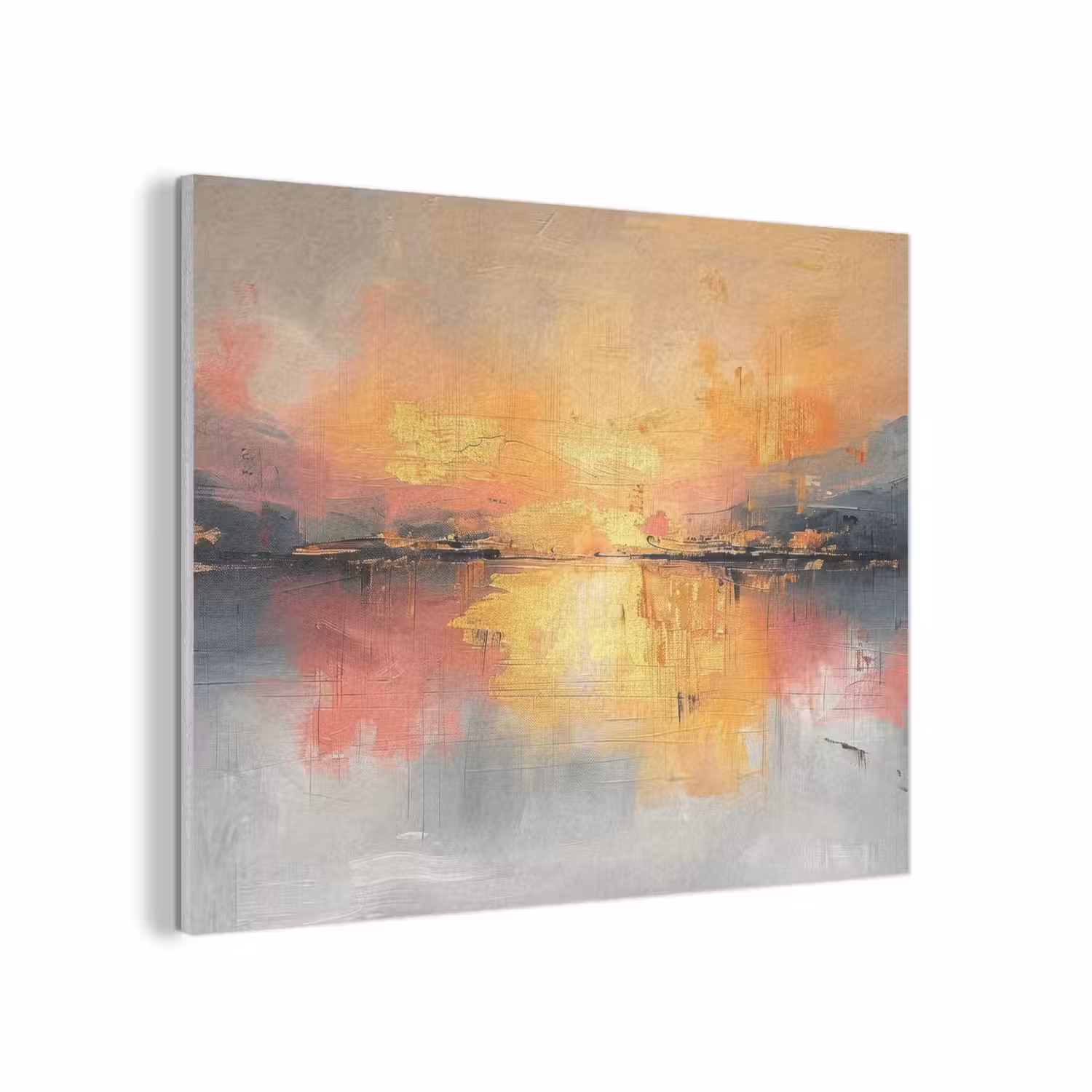 Modern - Abstract - Goud - Roze PET vilt klein -3d