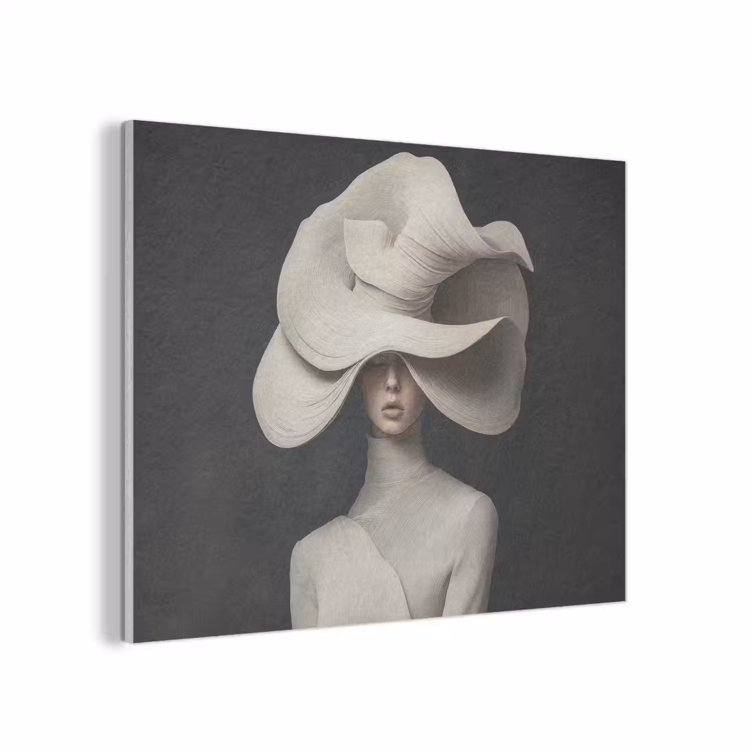 Modern - Vrouw - Hoed PET vilt klein -3d