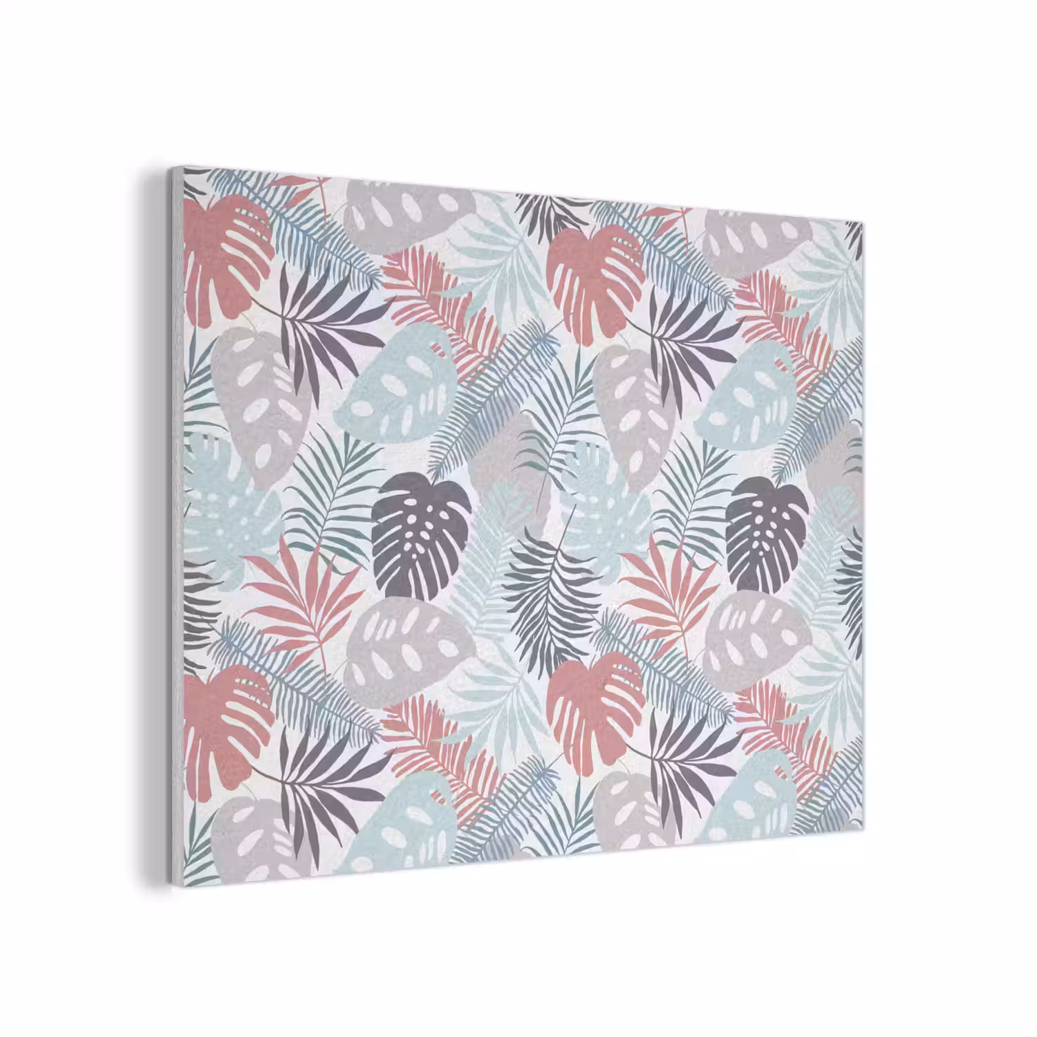Monstera - Pastel - Bladeren - Tropical PET vilt klein -3d