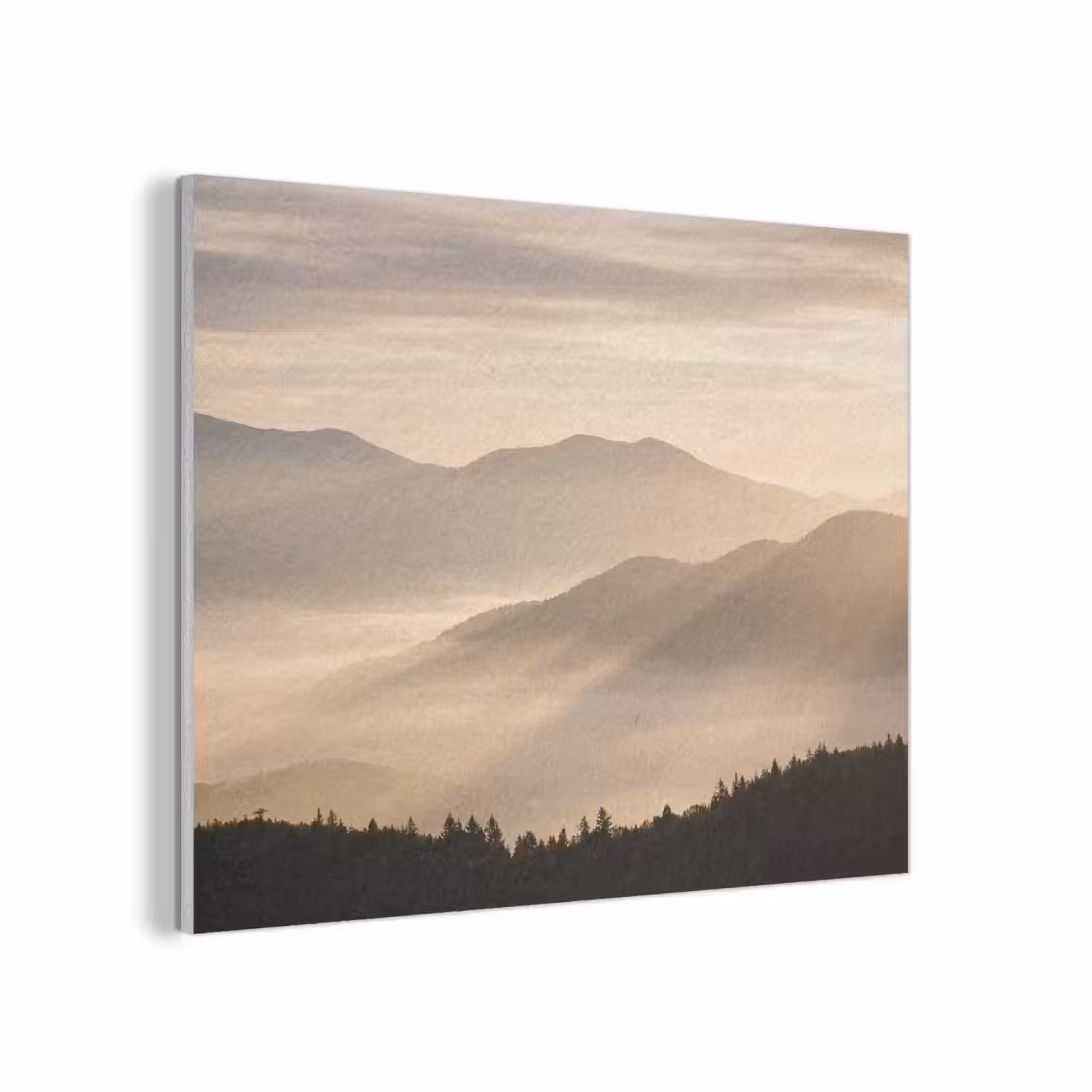 Bergen - Mist - Zonnestralen PET vilt klein -3d