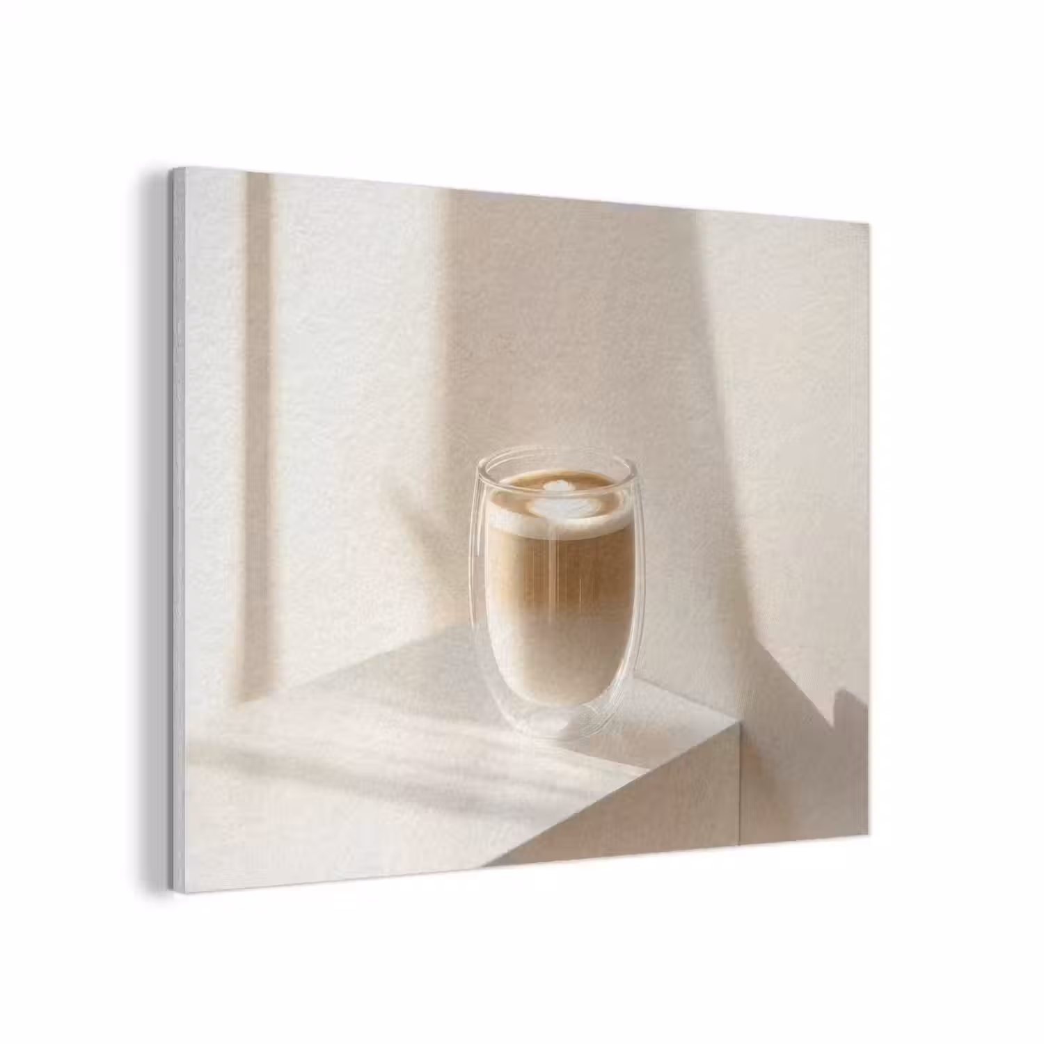 Mok - Latte - Minimalistisch - Schaduw PET vilt klein -3d