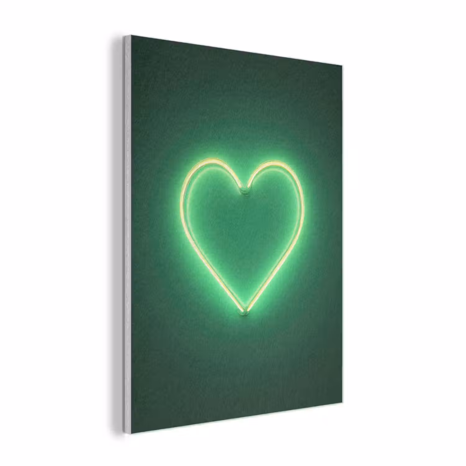 Neon - Groen - Licht PET vilt klein -3d