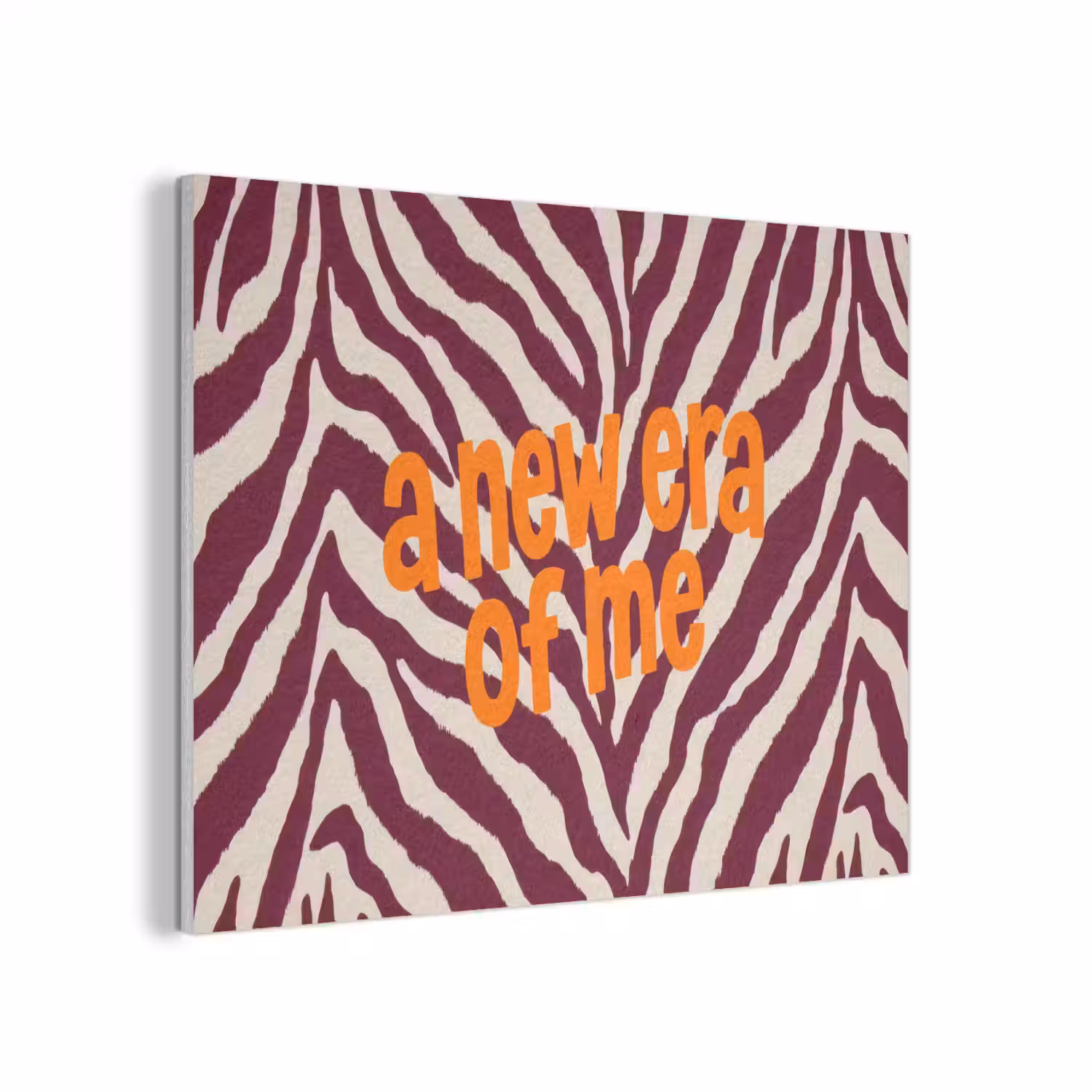 New era - Bordeaux - Zebraprint PET vilt klein -3d