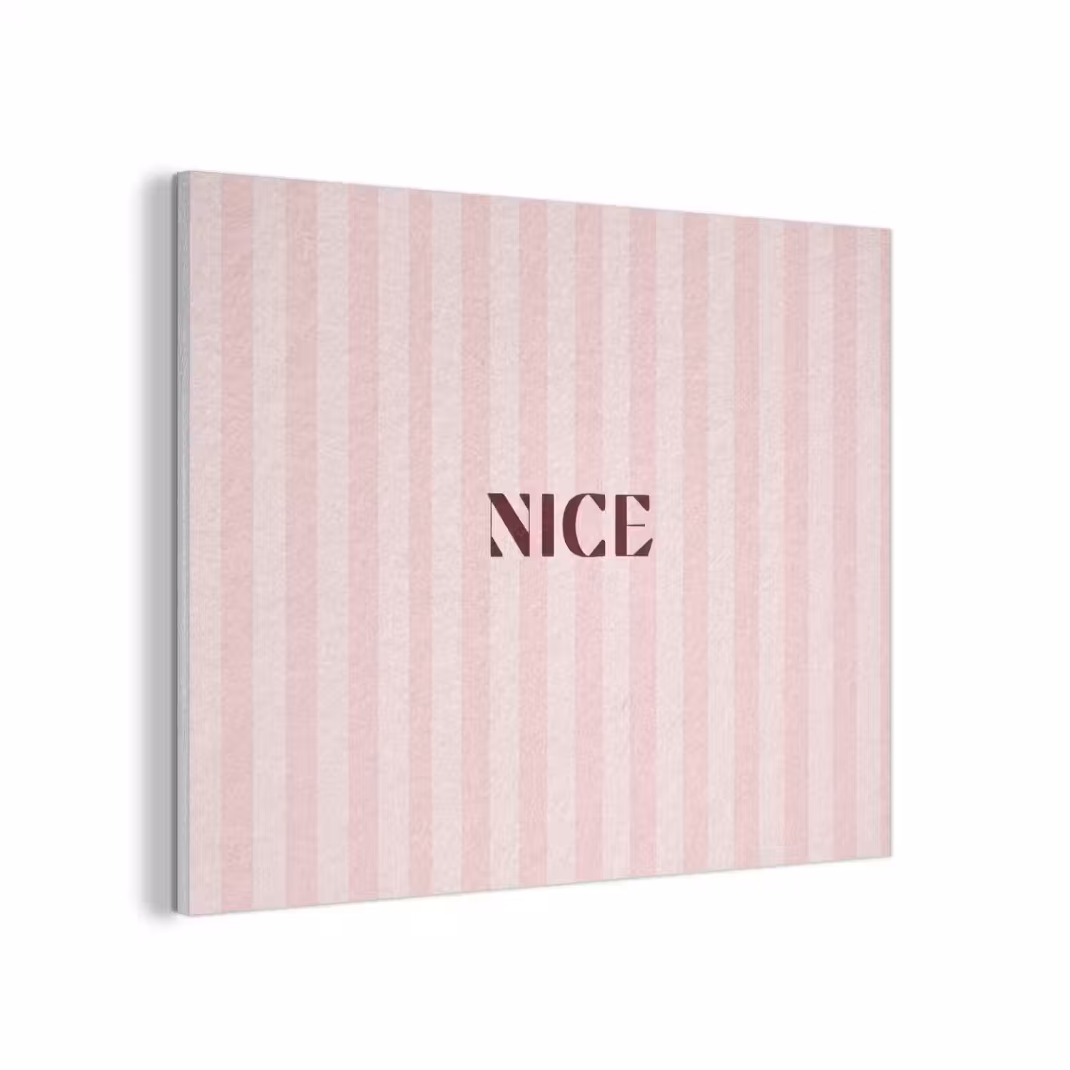 Nice - Strepen - Roze PET vilt klein -3d