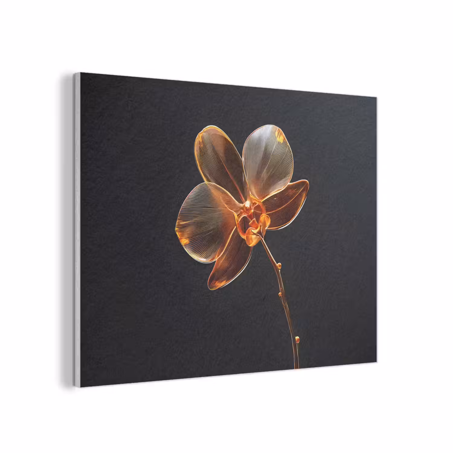 Orchidee - Doorzichtig - Bloem PET vilt klein -3d