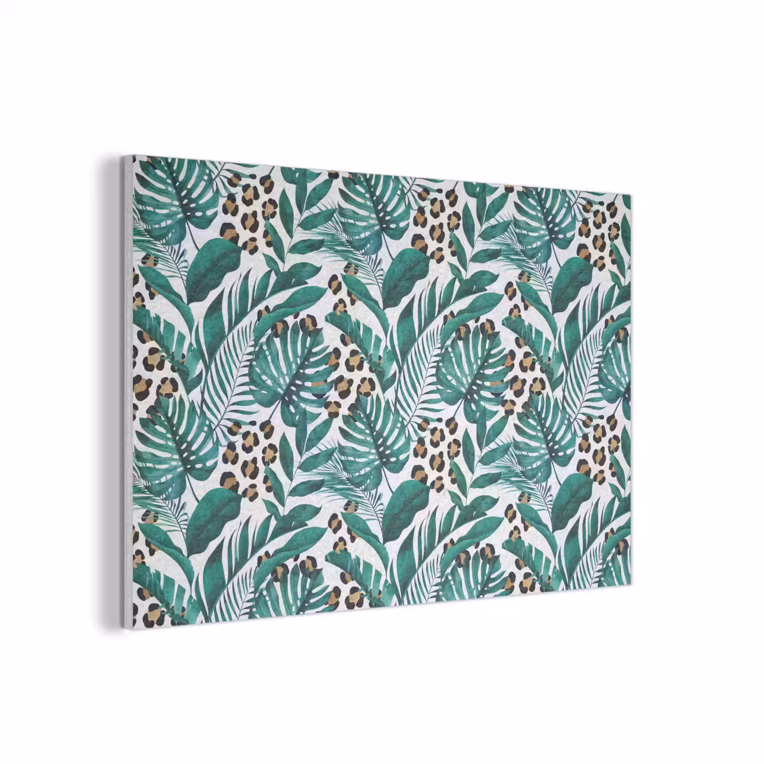 Palmblad - Panterprint - Tropical PET vilt middel -3d