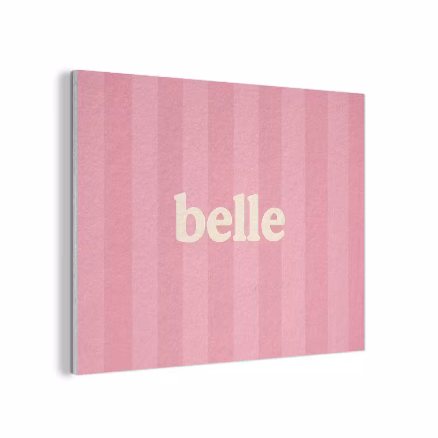 Roze - Gestreept - Belle PET vilt klein -3d