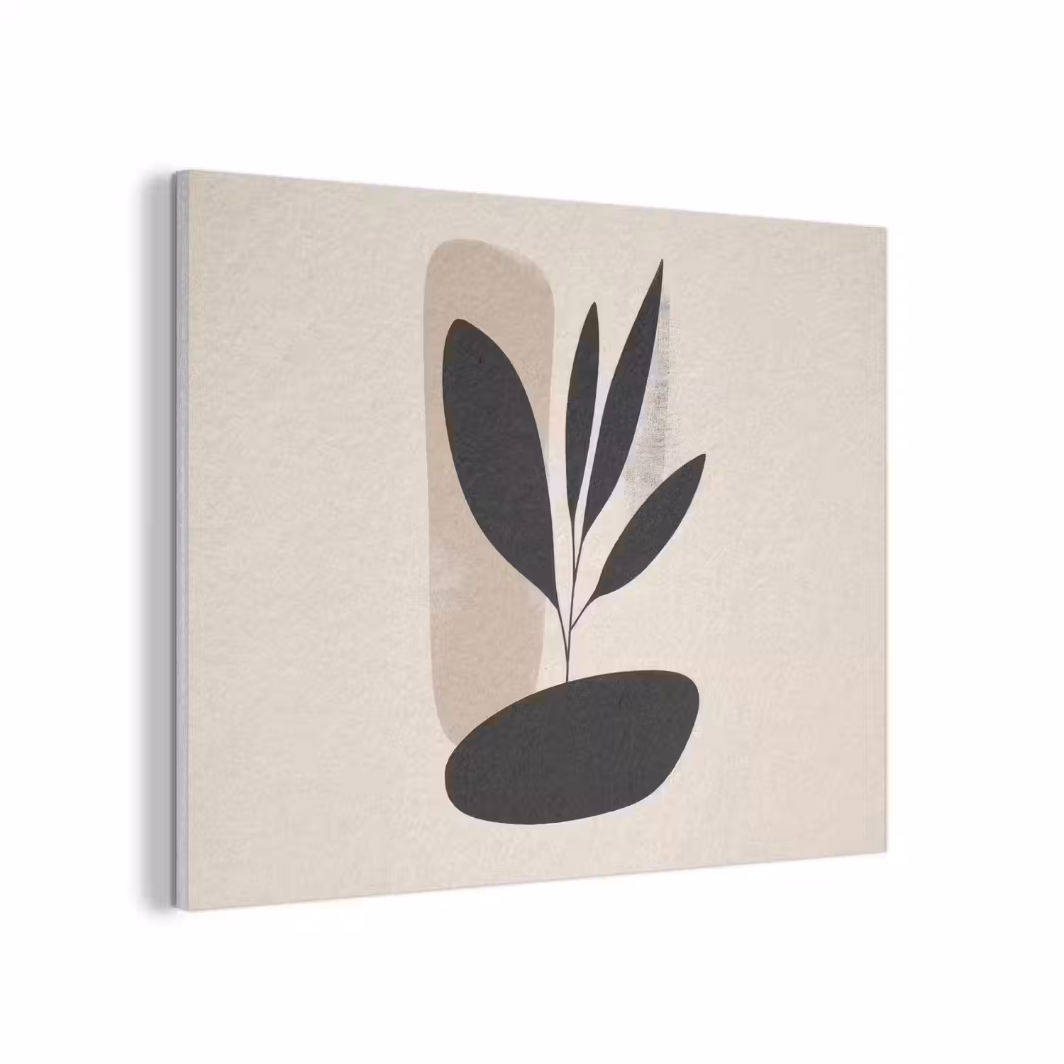 Plant - Beige - Japandi PET vilt klein -3d