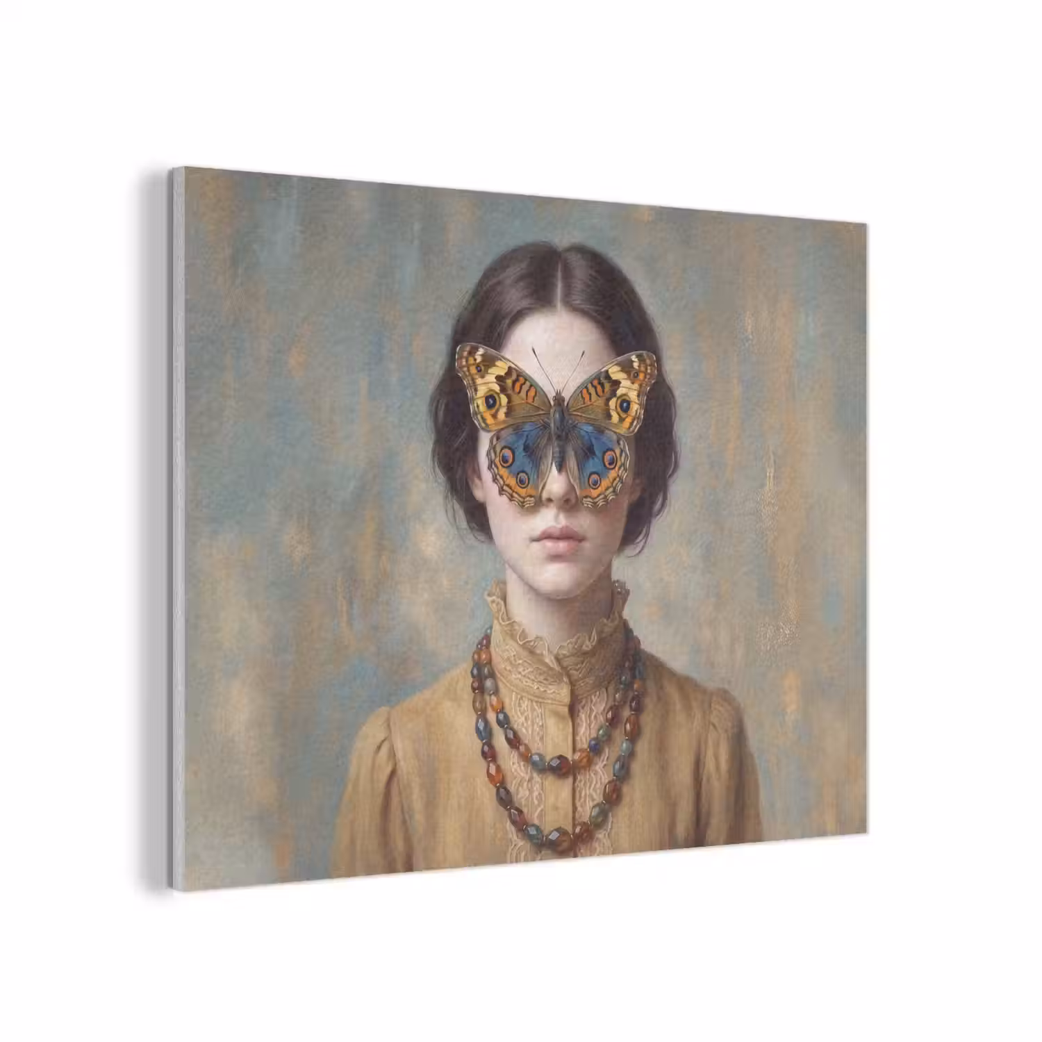 Portret - Vlinder - Kleurrijk PET vilt klein -3d