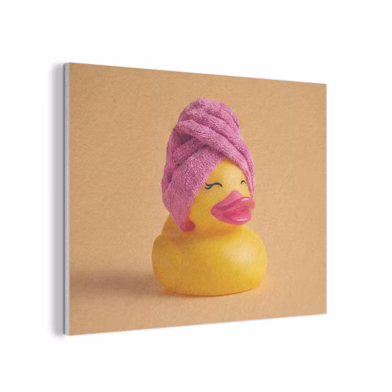 Badeend - Handdoek - Kleurrijk PET vilt klein -3d