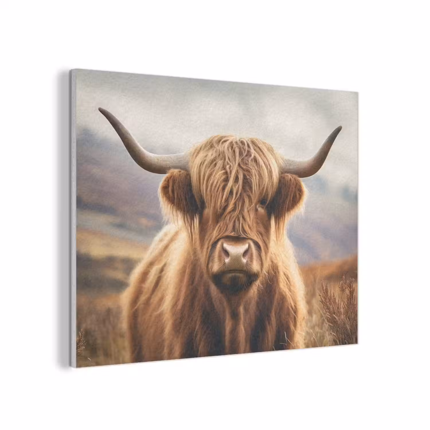 Schotse hooglander - Landschap - Dier PET vilt klein -3d