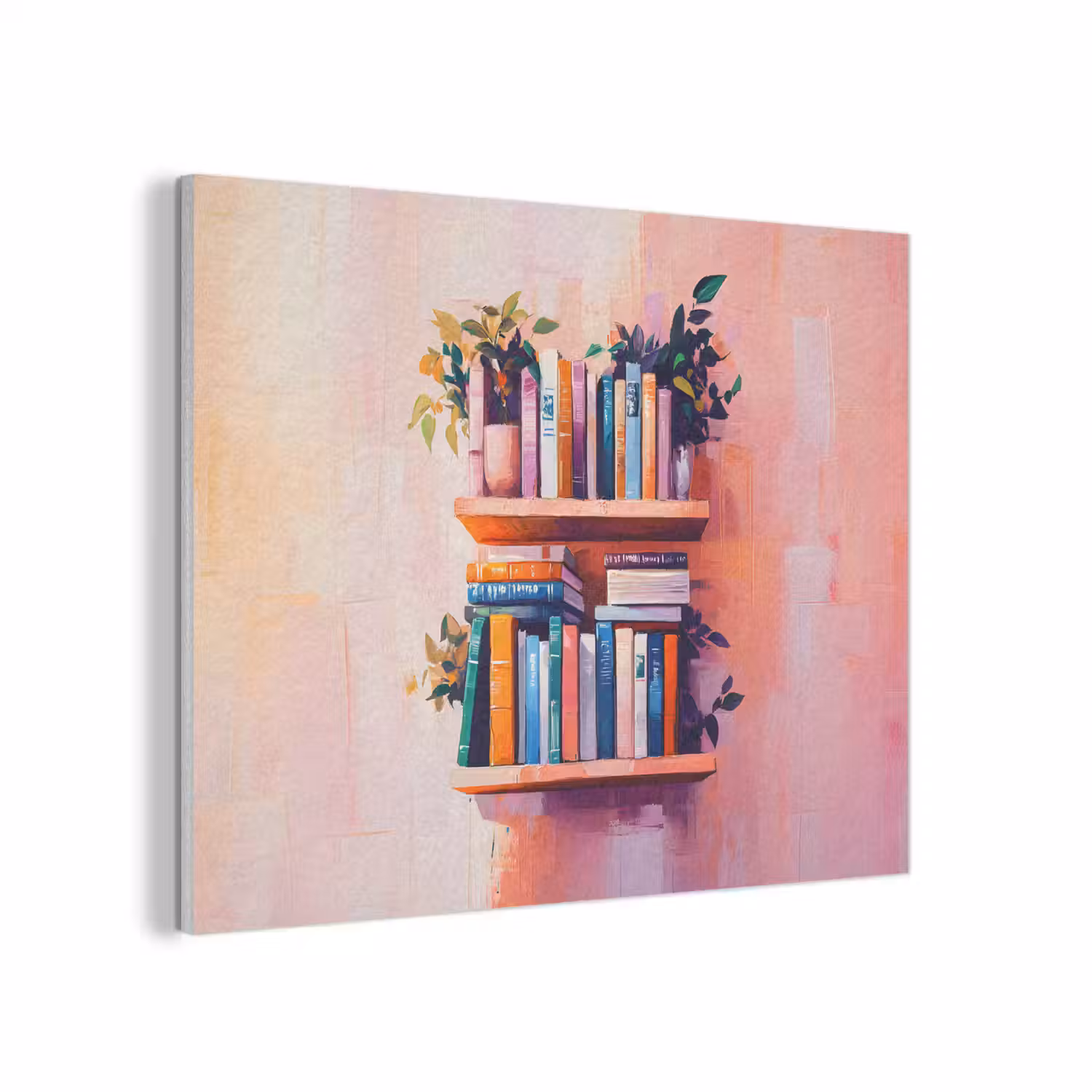 Planken - Boeken - Bladeren PET vilt klein -3d