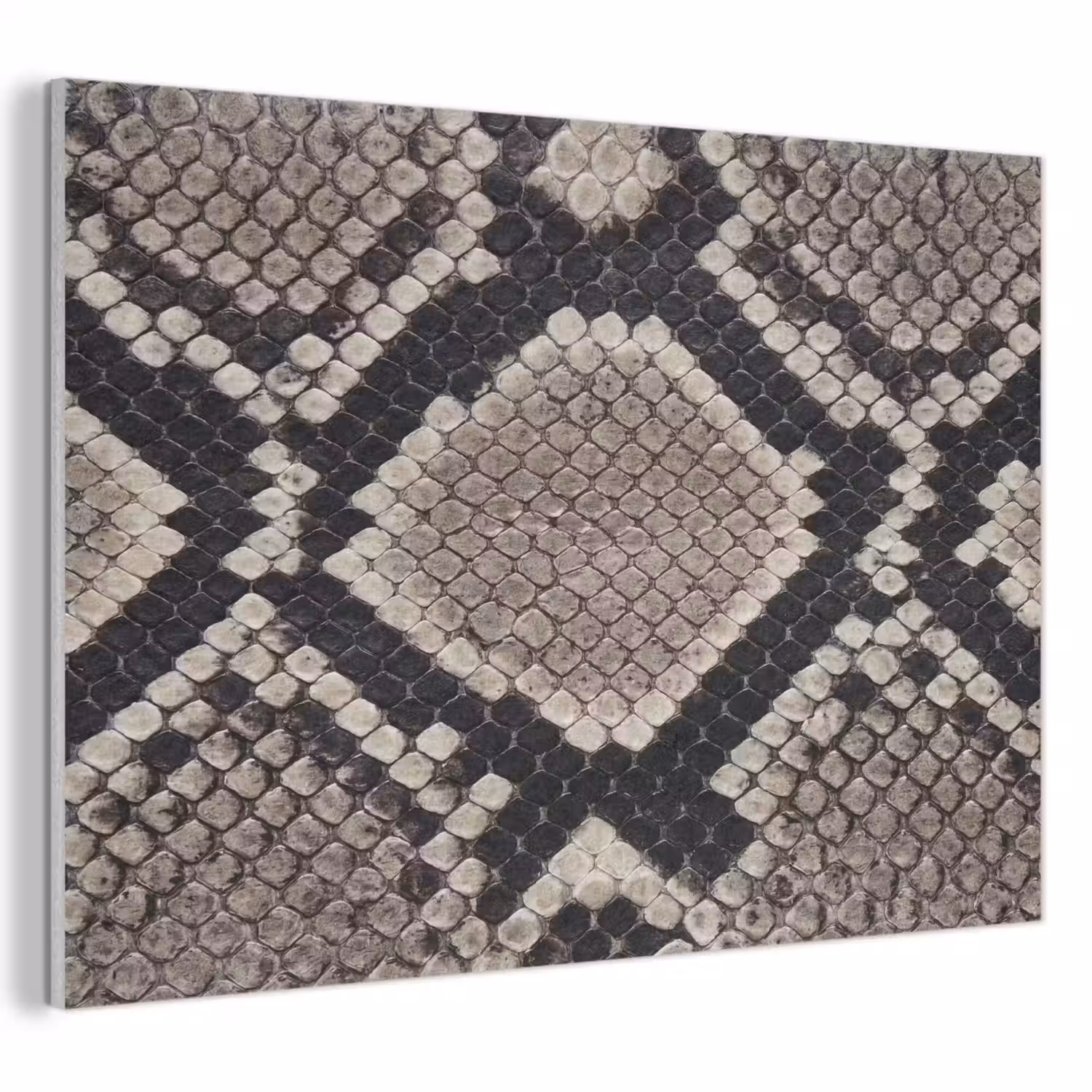Slangenleer - Patroon - Beige PET vilt klein -3d