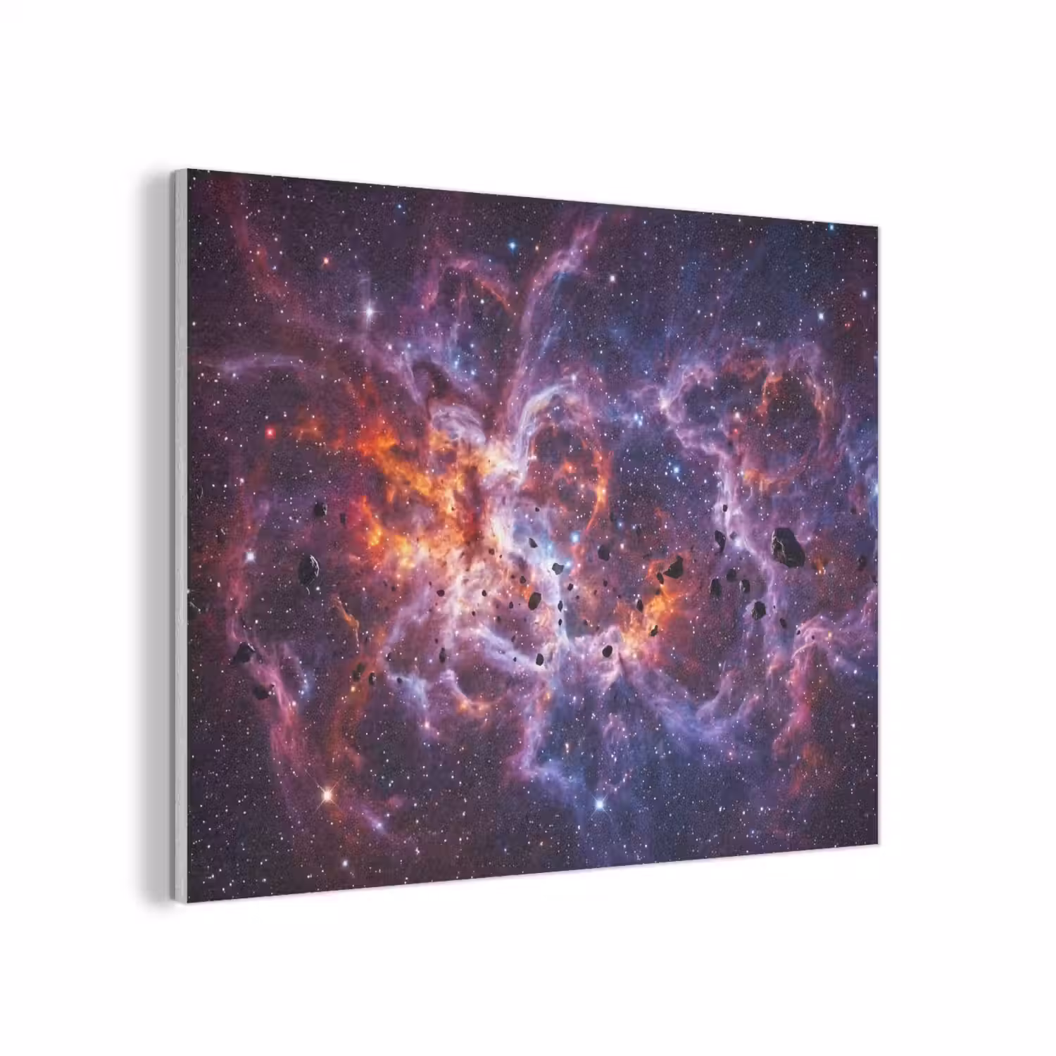 Space - Stars - Abstract - Colorful PET vilt klein -3d