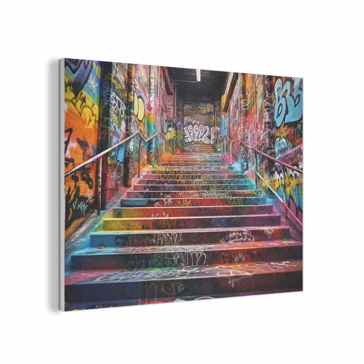 Trap - Graffiti - Kleuren - Kunst PET vilt klein -3d