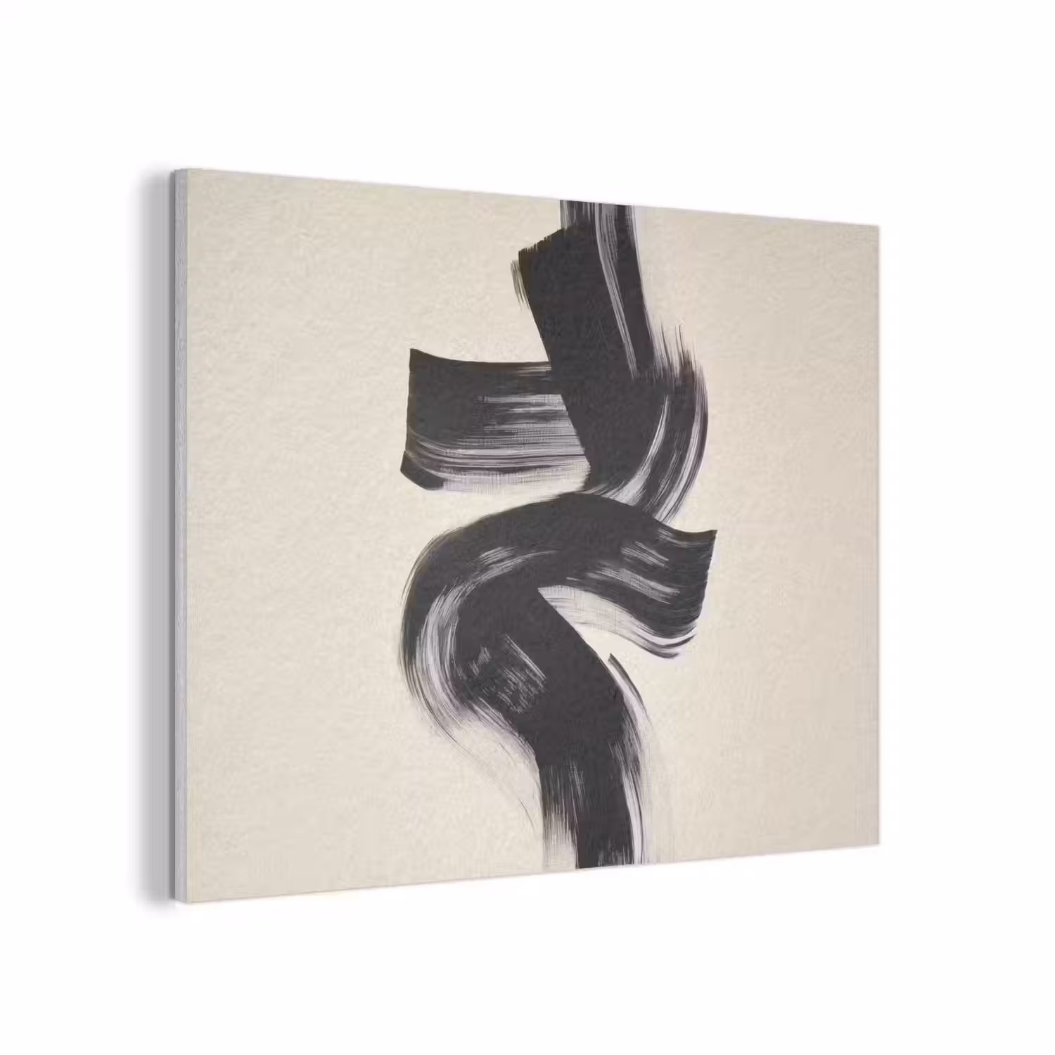 Strepen - Zwart - Abstract PET vilt klein -3d