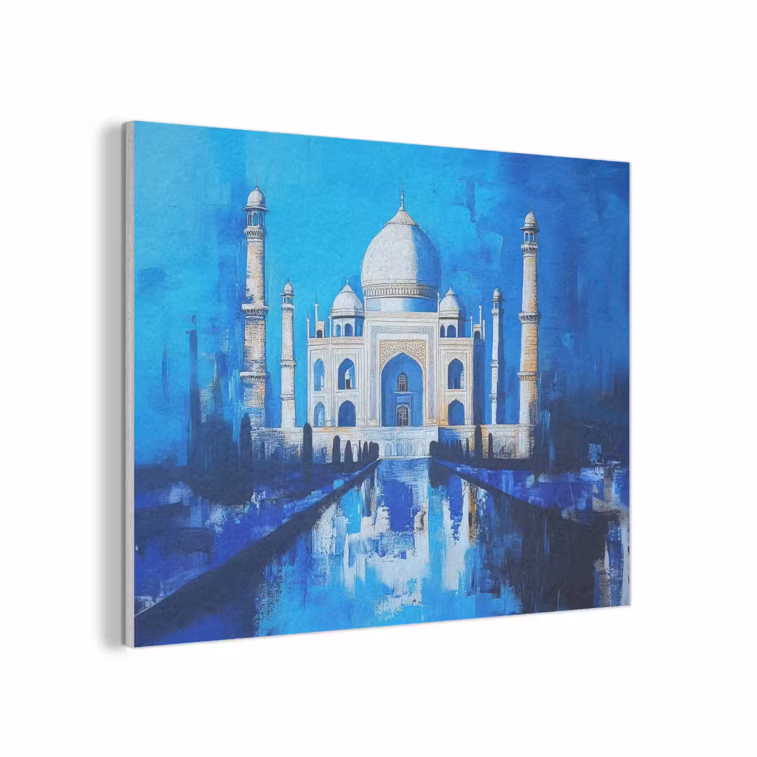 Taj Mahal - Ramadan - Blauw - Islamitische PET vilt klein -3d