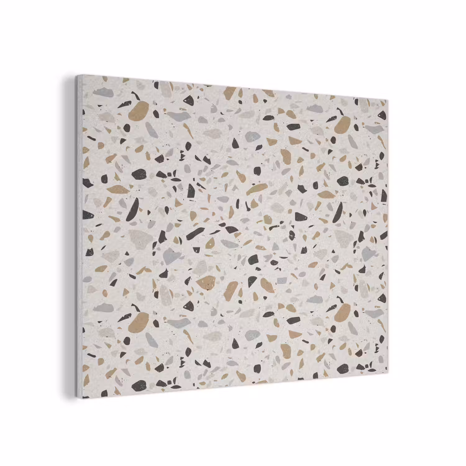 Terrazzo - Patroon - Staal PET vilt klein 837 -3d