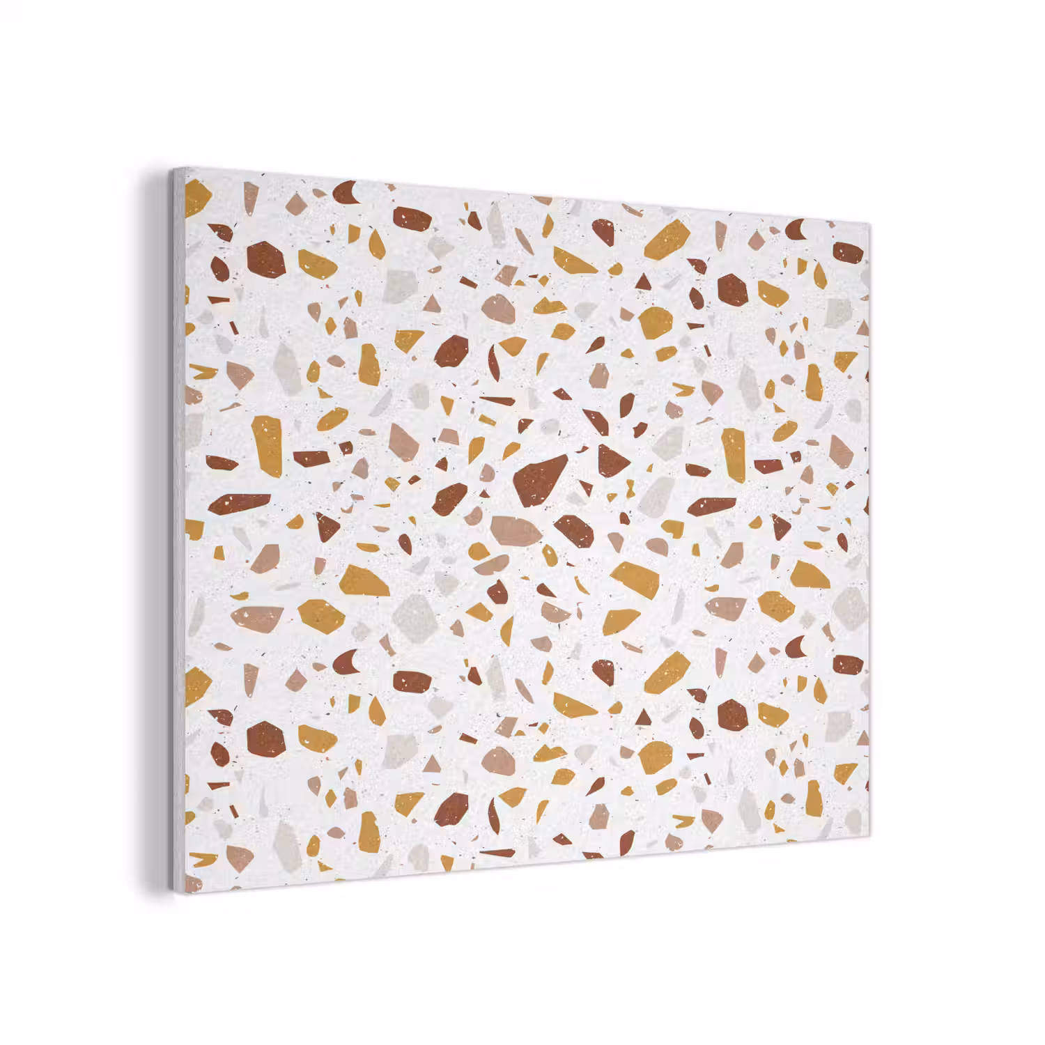 Terrazzo - Patroon - Wit - Urban PET vilt klein 837 -3d