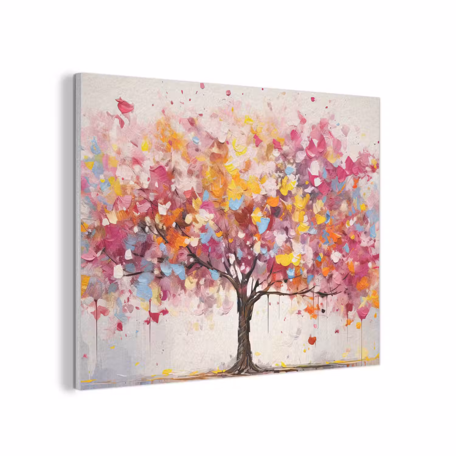Aquarel - Boom - Kunst - Abstract PET vilt klein -3d
