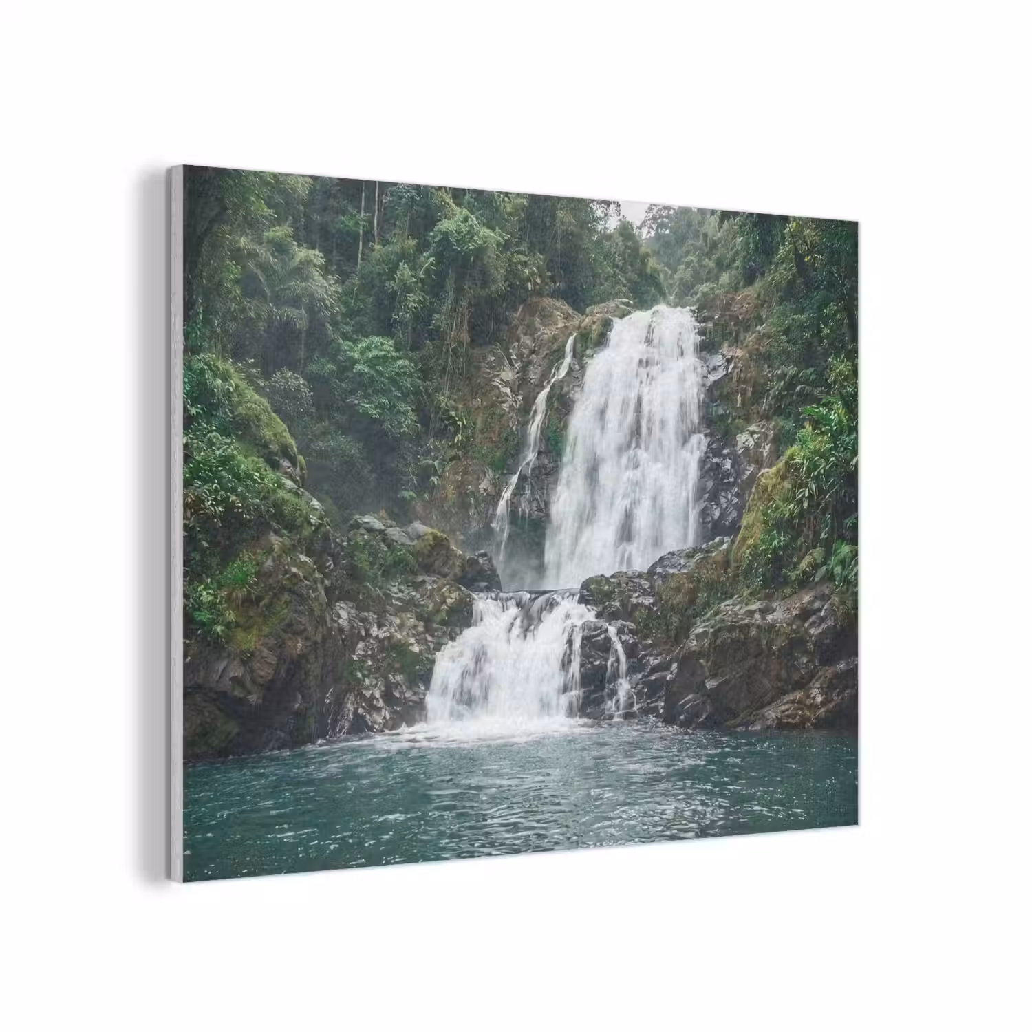 Waterfall - Forest - Nature - Greenkhgyguyg PET vilt klein -3d