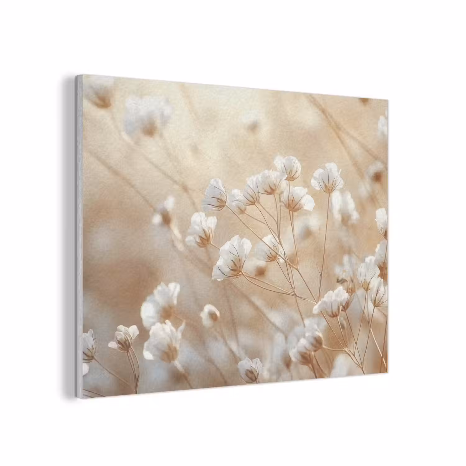 Wilde - Bloemen - Wit PET vilt klein -3d