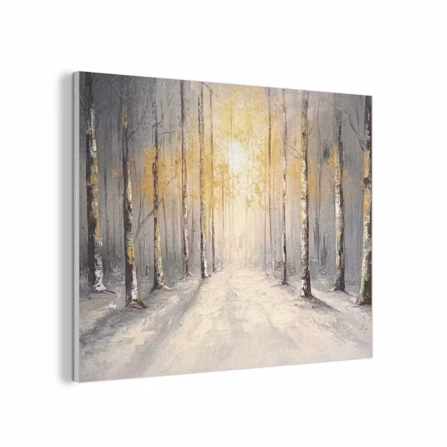 Winter - Abstract - Sneeuw - Natuur - Zon PET vilt klein -3d