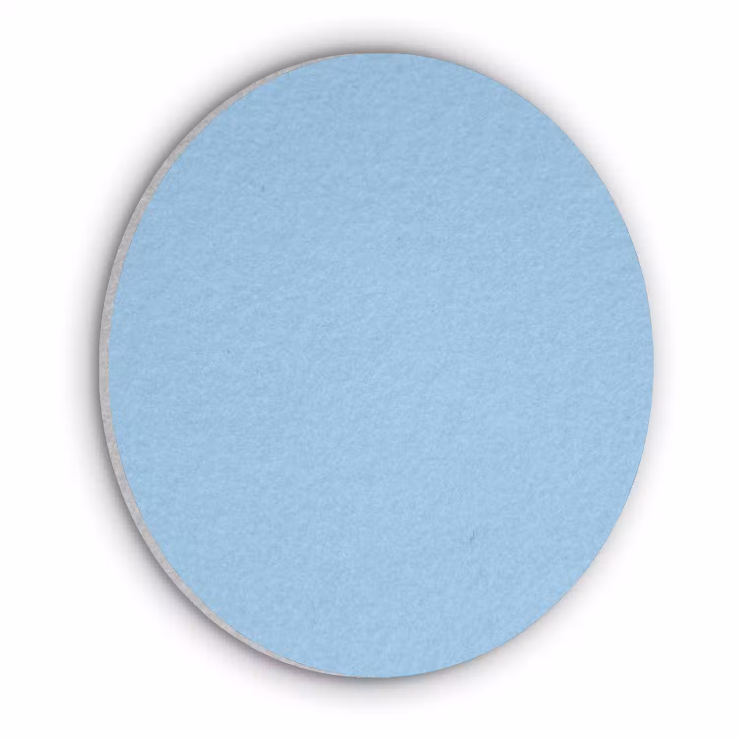 Baby - Blue - Blauw Akoestische PET Vilt - Rond klein 838 -3d