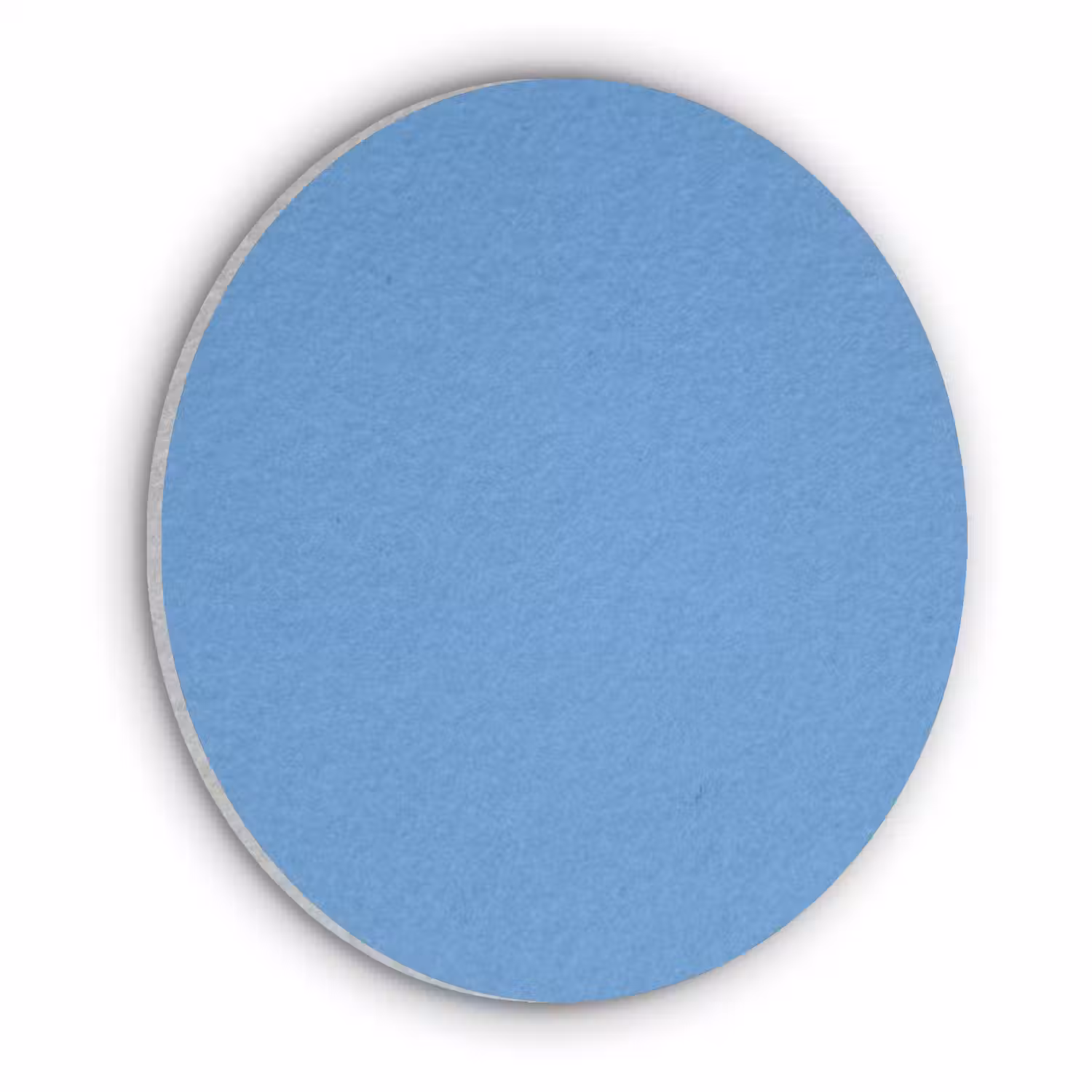 Cornflower - Blue - Blauw Akoestische PET Vilt - Rond klein 838 -3d