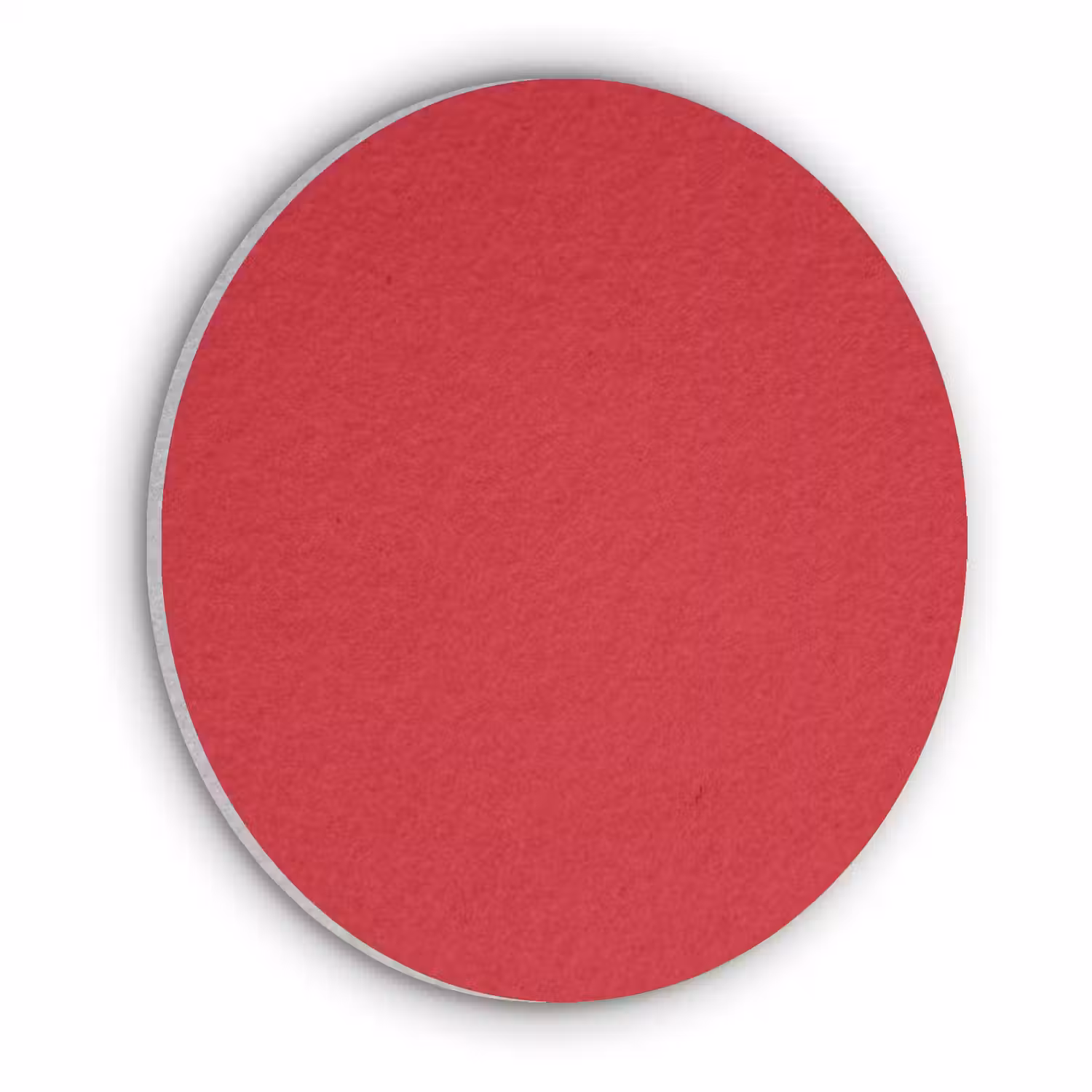 Crimson - Velvet - Rood Akoestische PET Vilt - Rond klein 838 -3d