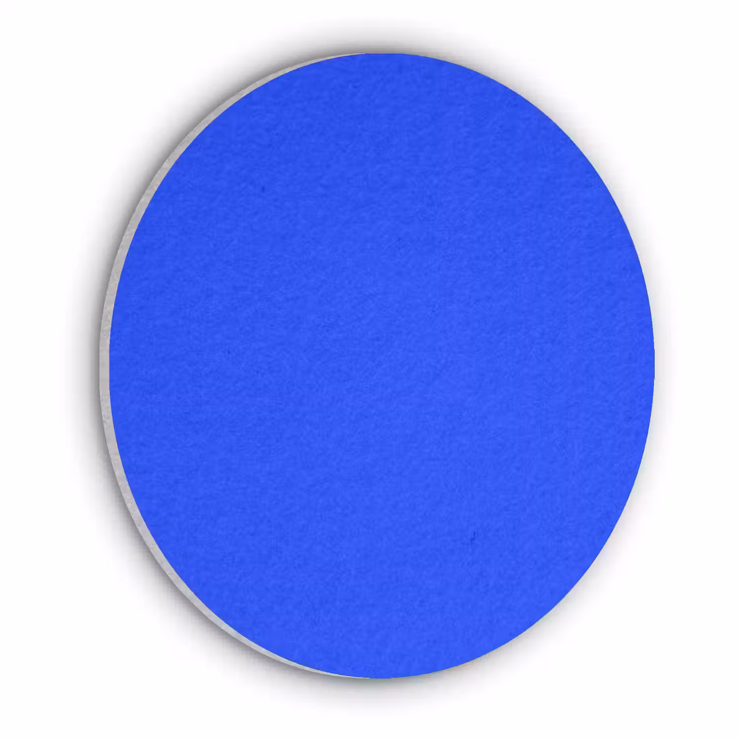 Electric - Blue - Blauw Akoestische PET Vilt - Rond klein 838 -3d
