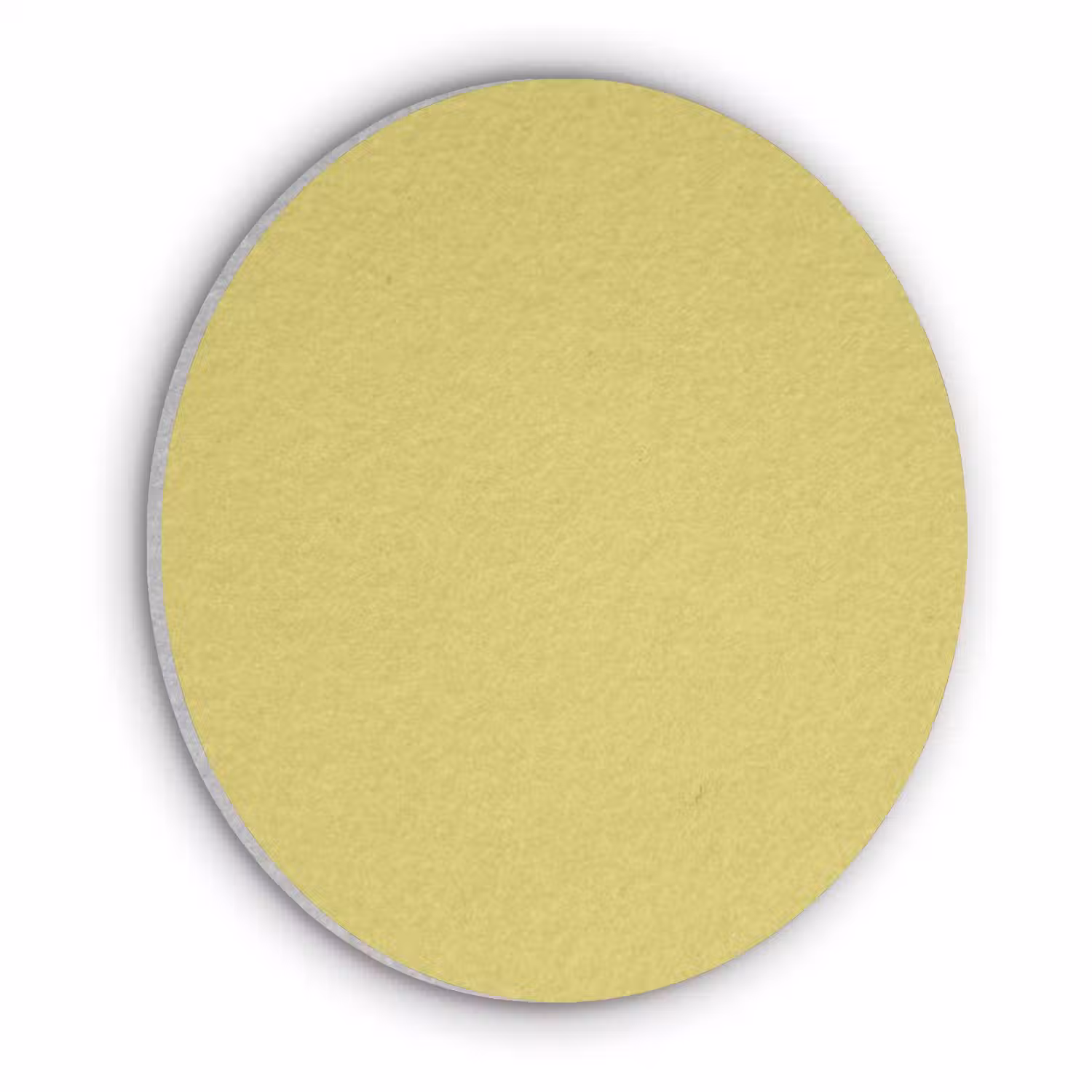 Golden - Ochre - Geel Akoestische PET Vilt - Rond klein 838 -3d