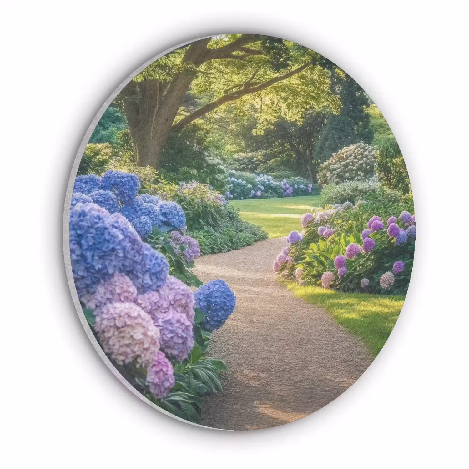 Hortensia- Park - Pad Akoestische PET Vilt - Rond klein -3d