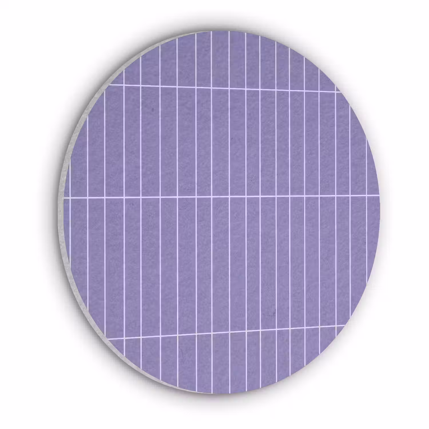 Patroon - Tegel - Lila Akoestische PET Vilt - Rond klein 838 -3d