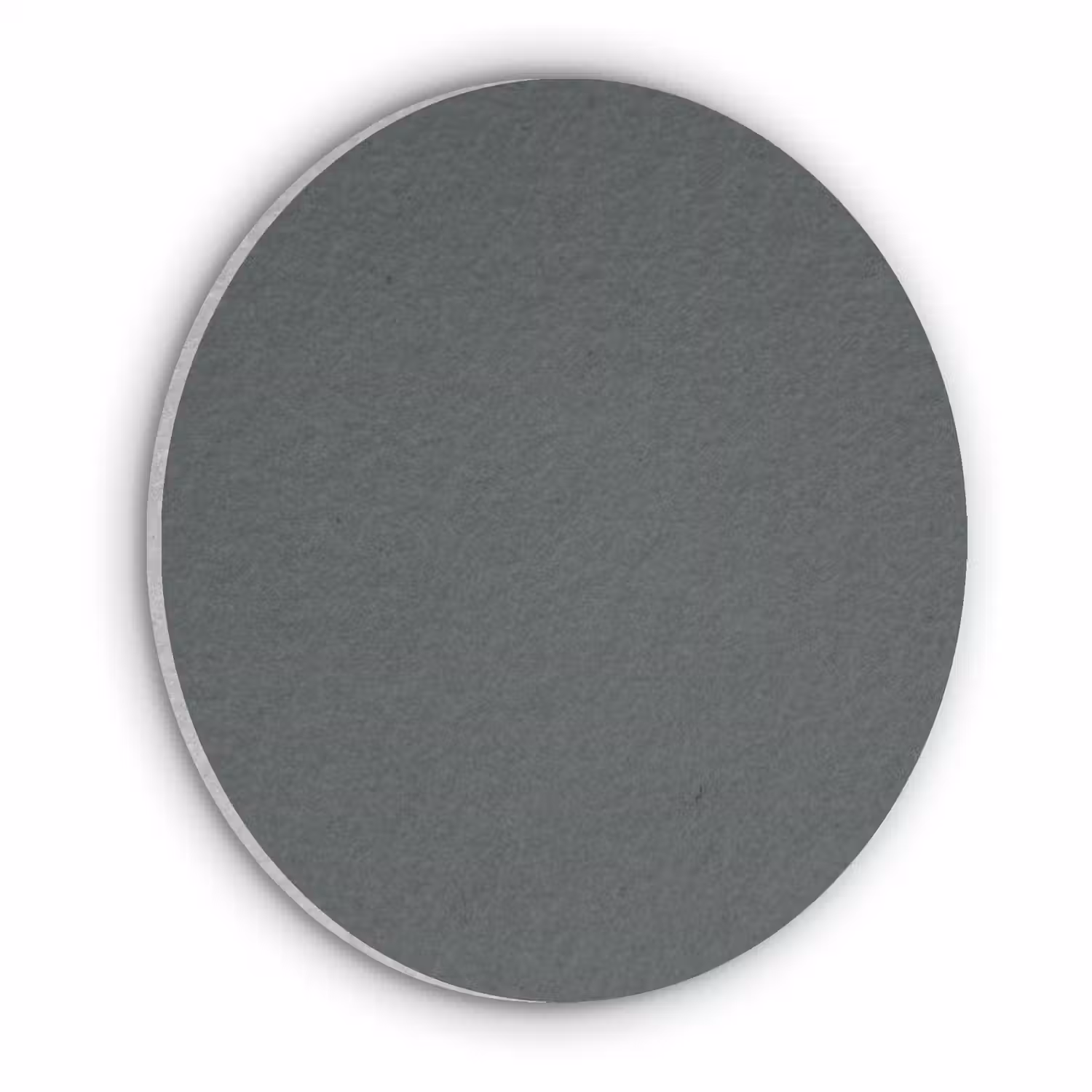Slate - Millstone - Grijs Akoestische PET Vilt - Rond klein 838 -3d
