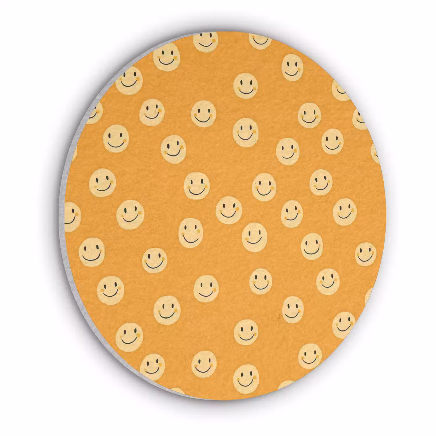 Smileys - Retro - Heel Akoestische PET Vilt - Rond klein 838 -3d