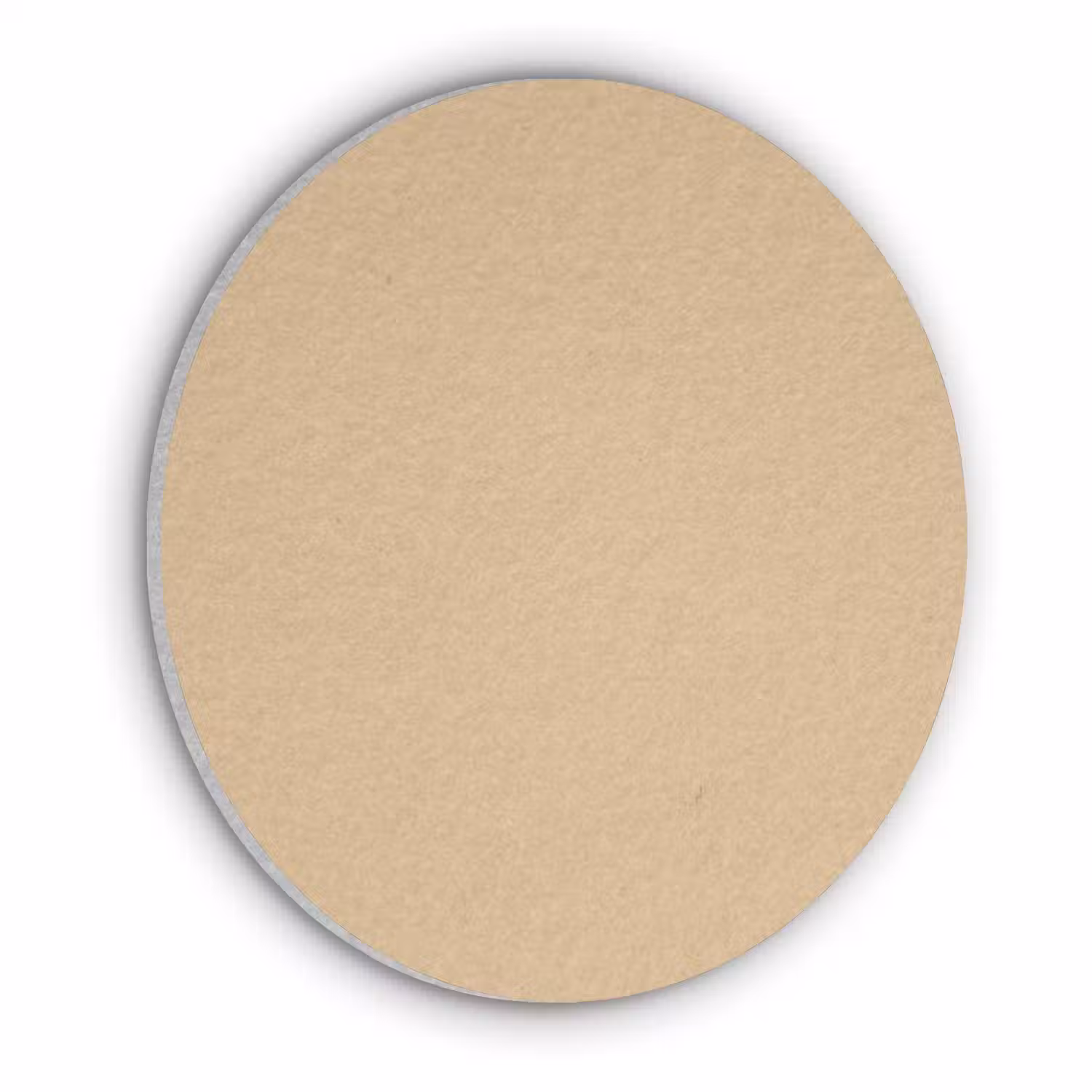 Warm - Sand - Nude Akoestische PET Vilt - Rond klein 838 -3d