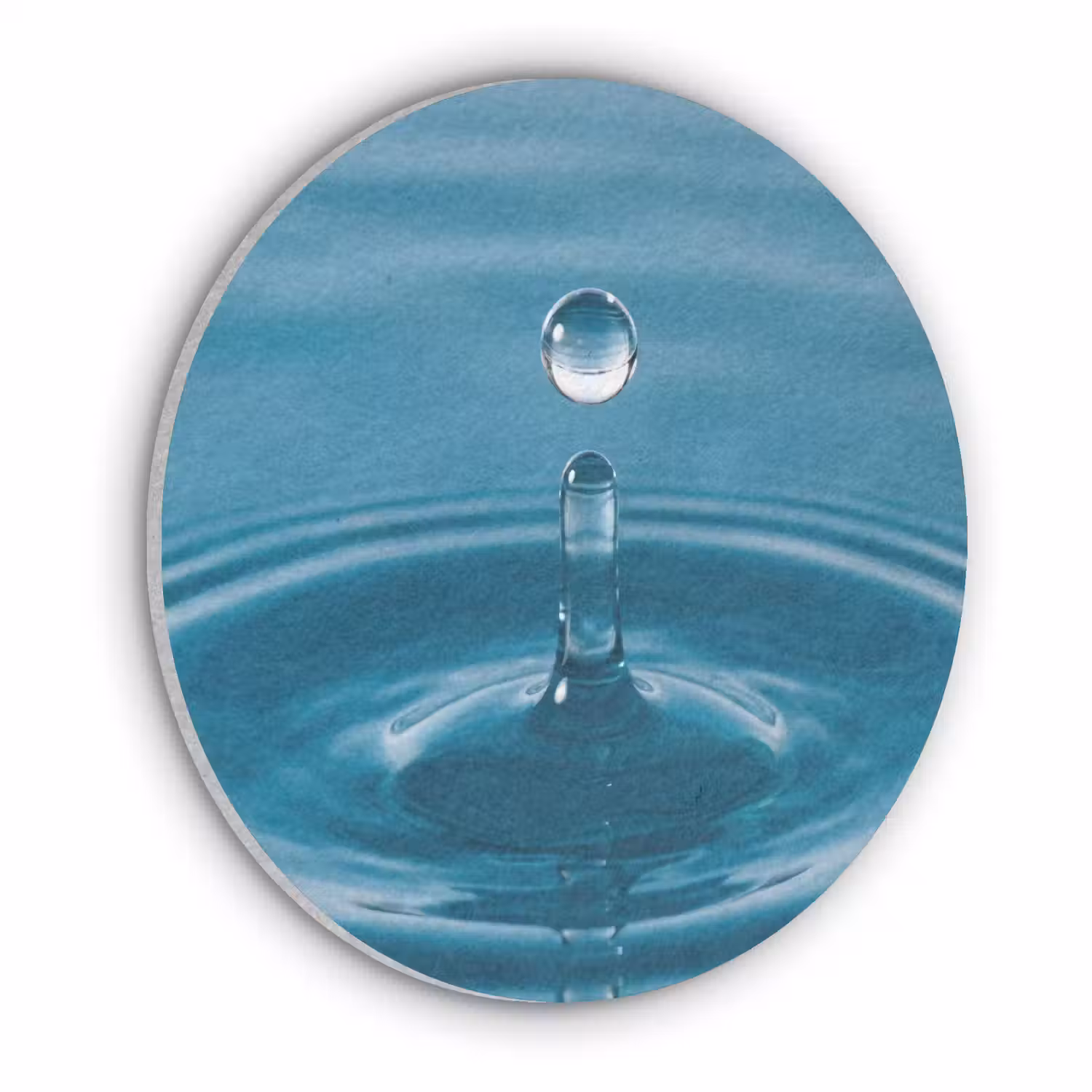 Waterdruppel - Water - Oppervlakte Akoestische PET Vilt - Rond klein -3d