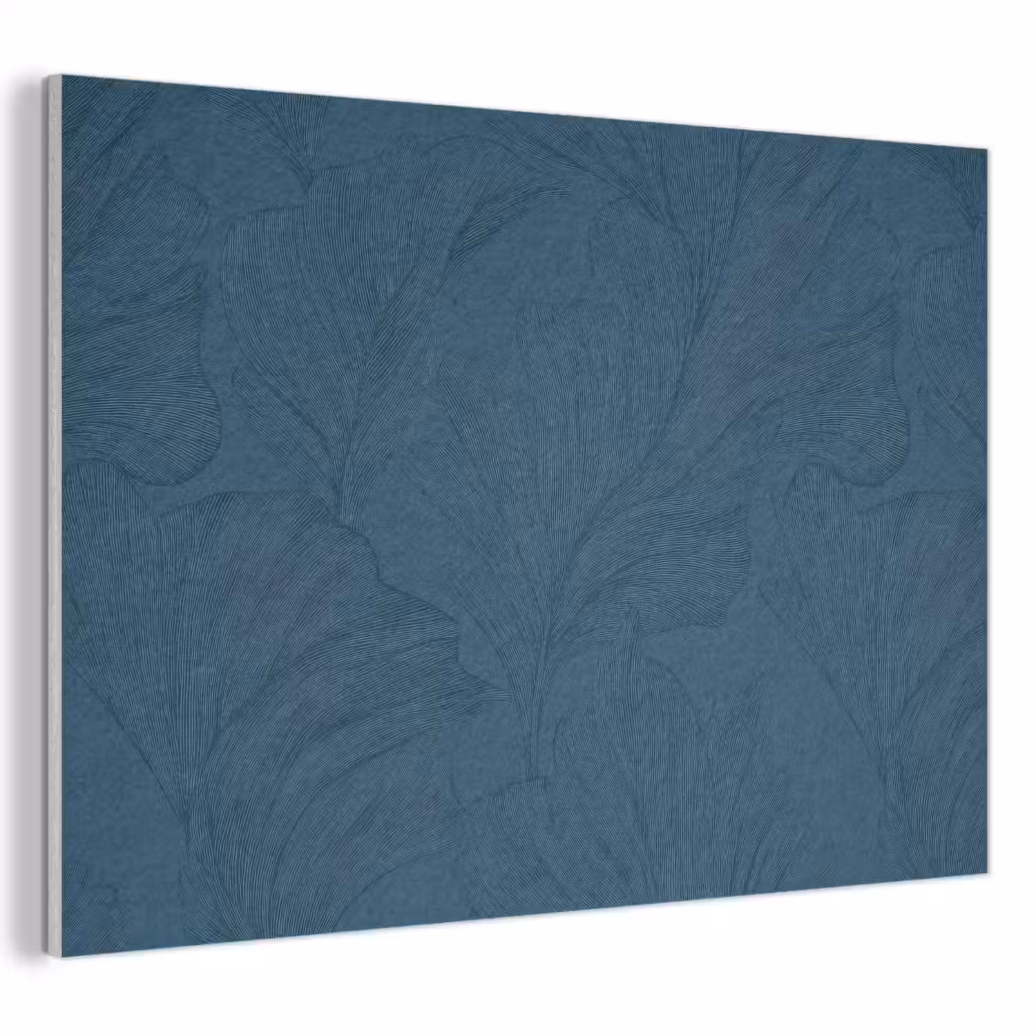 Abstract - Patroon - Donkerblauw - Elegant PET vilt klein 837 -3d