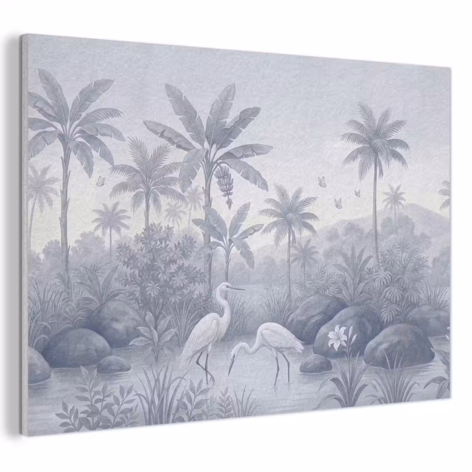 Vogel - Water - Tropisch - Natuur - Blauw PET vilt klein -3d