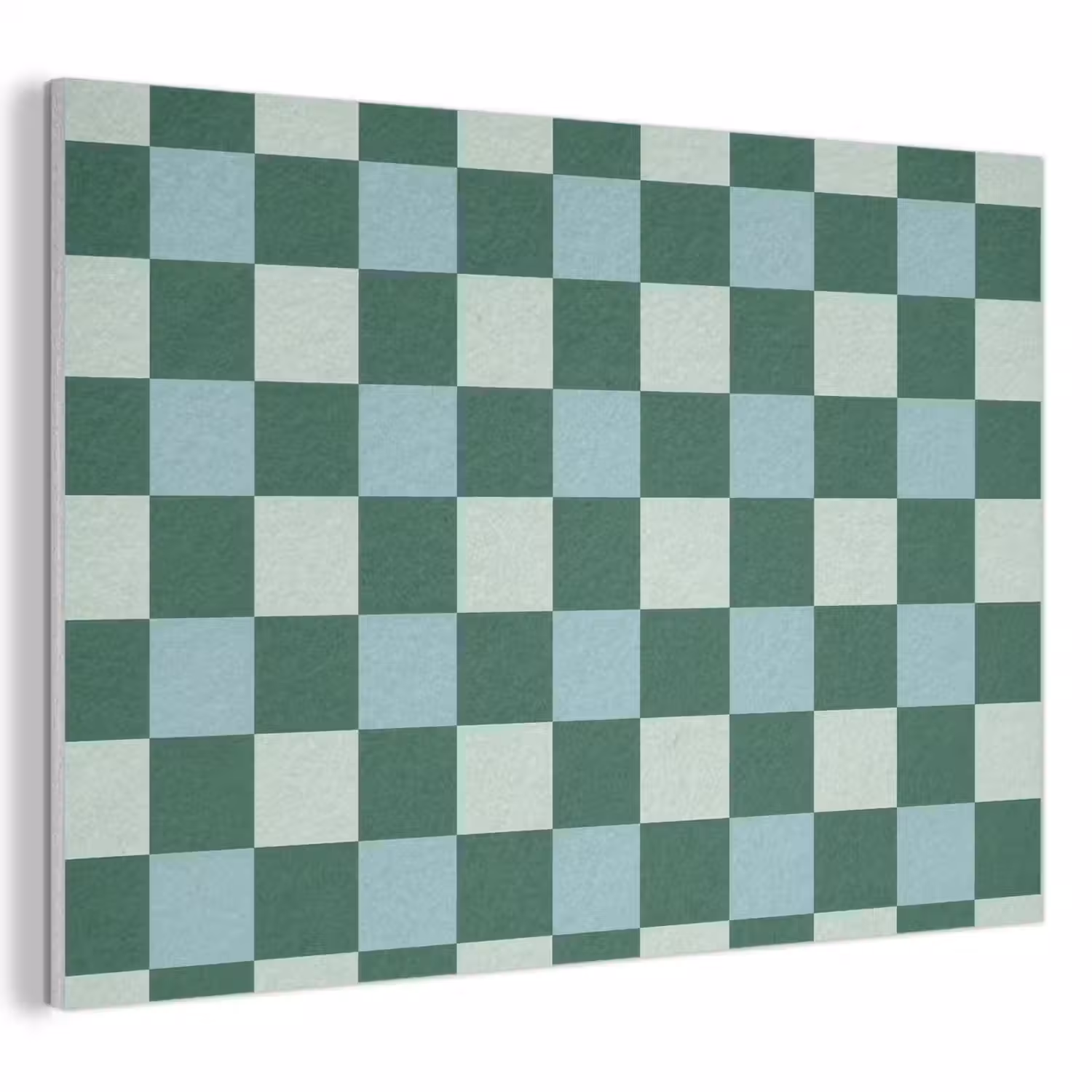 Schaakbord - Klassiek - Groen PET vilt klein 837 -3d