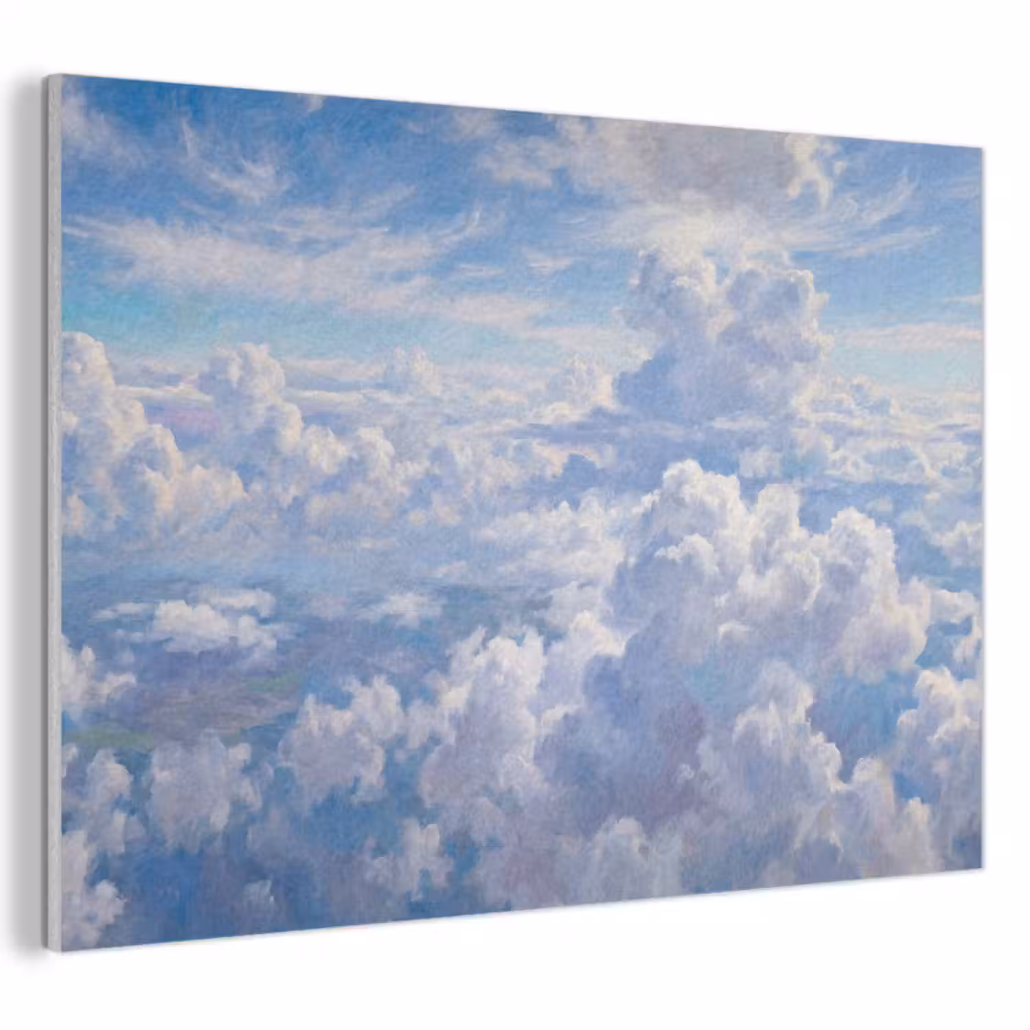 Wolken - Lucht - Natuur - Abstract - Blauw PET vilt klein -3d