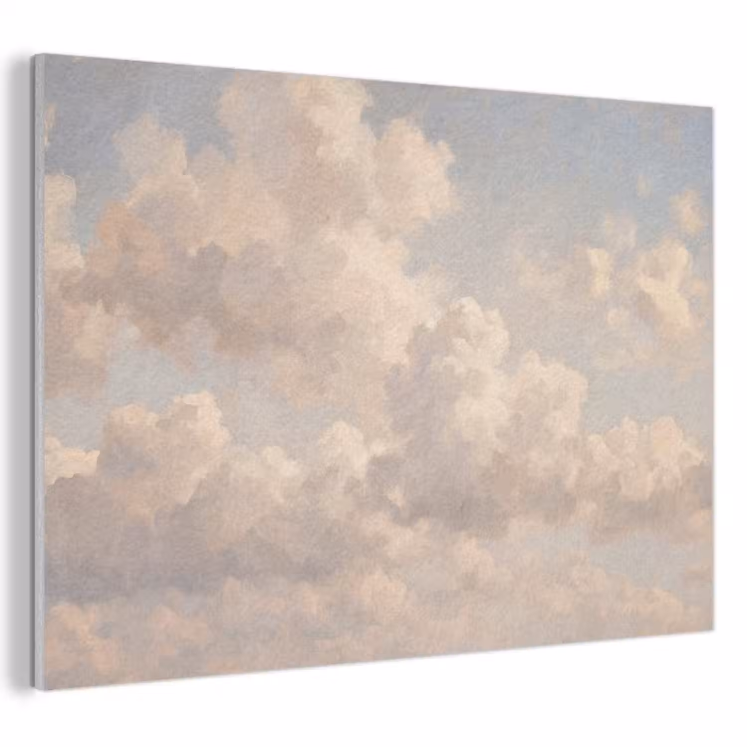 Wolken - Zacht - Natuur - Klassiek - Beige PET vilt klein -3d