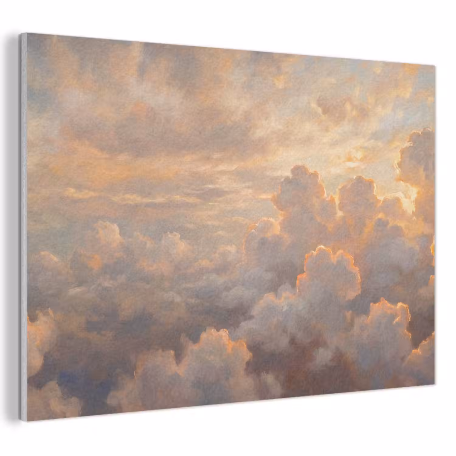 Wolken - Zonsondergang - Natuur - Abstract - Goud PET vilt klein -3d