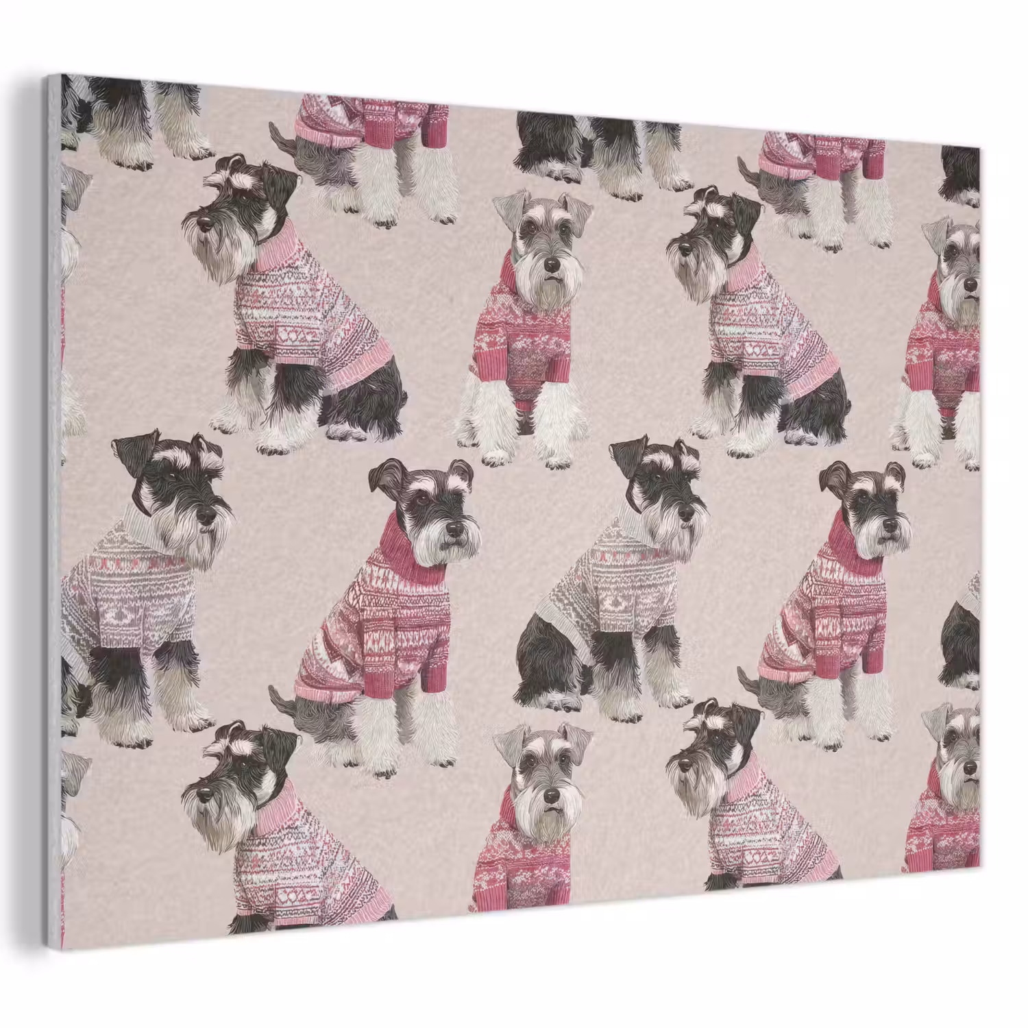 Honden - Truien - Rood PET vilt klein 837 -3d