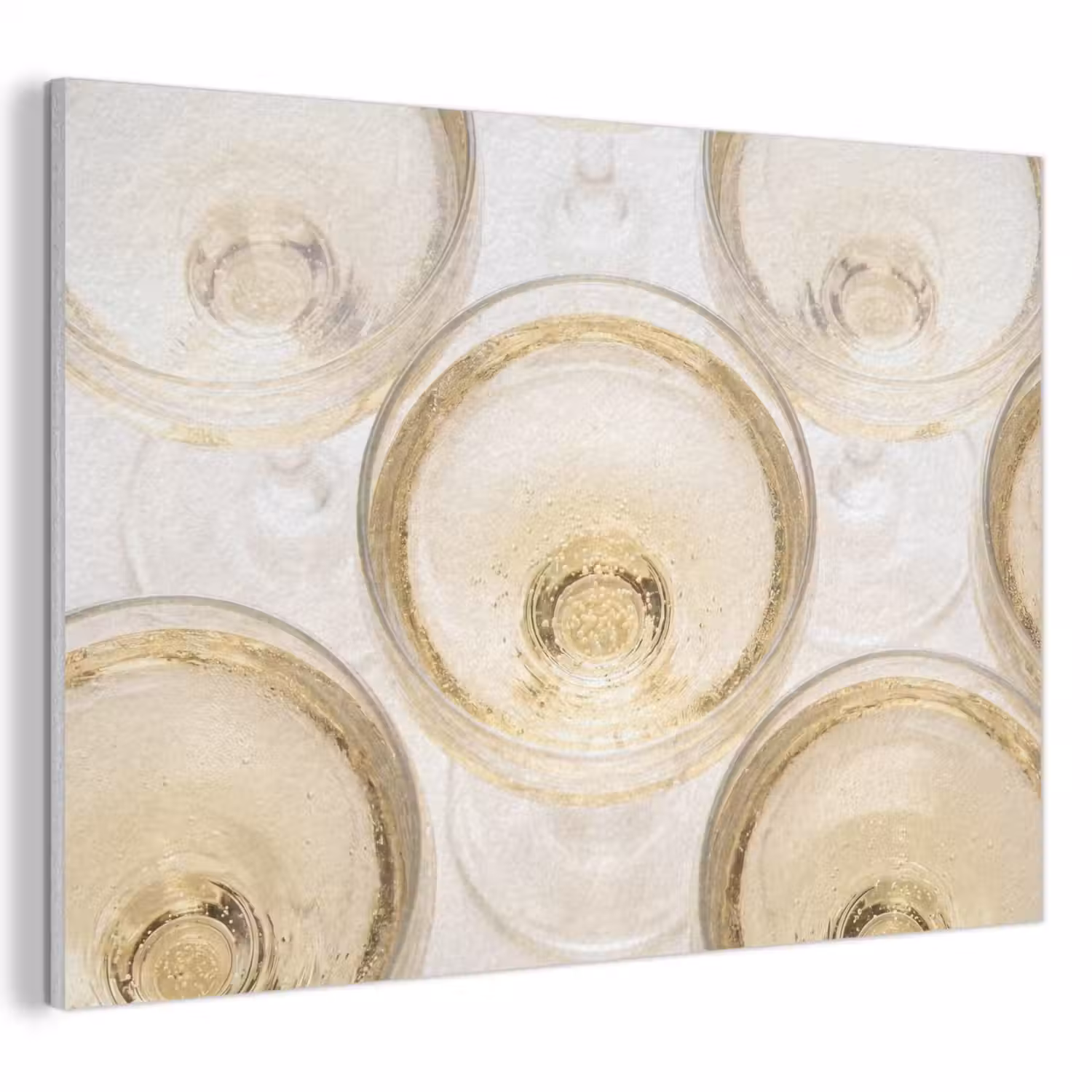 Drank - Glazen - Feest - Goud PET vilt klein -3d