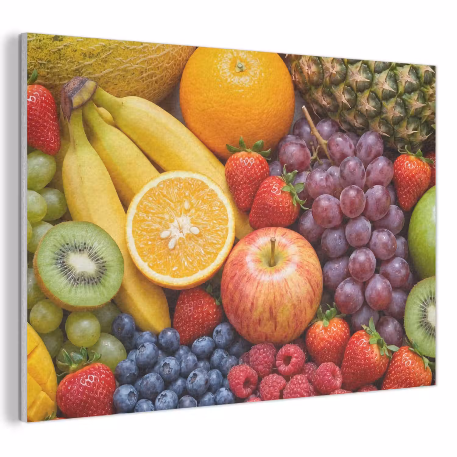Eten - Fruit - Vers - Kleurrijk - Voeding PET vilt klein -3d
