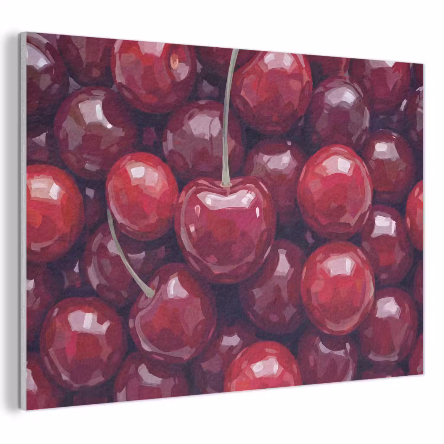 Fruit - Kersen - Eten - Modern - Rood PET vilt klein -3d
