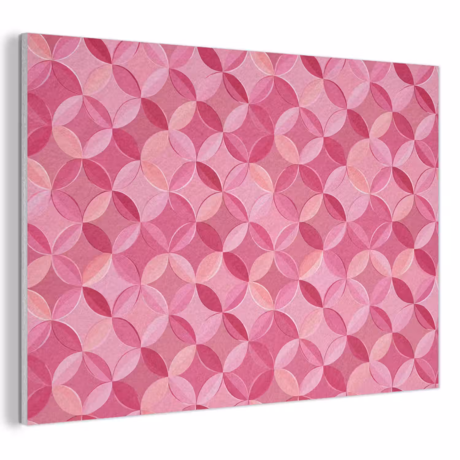 Geometrisch - Mozaïek - Modern - Roze PET vilt klein 837 -3d